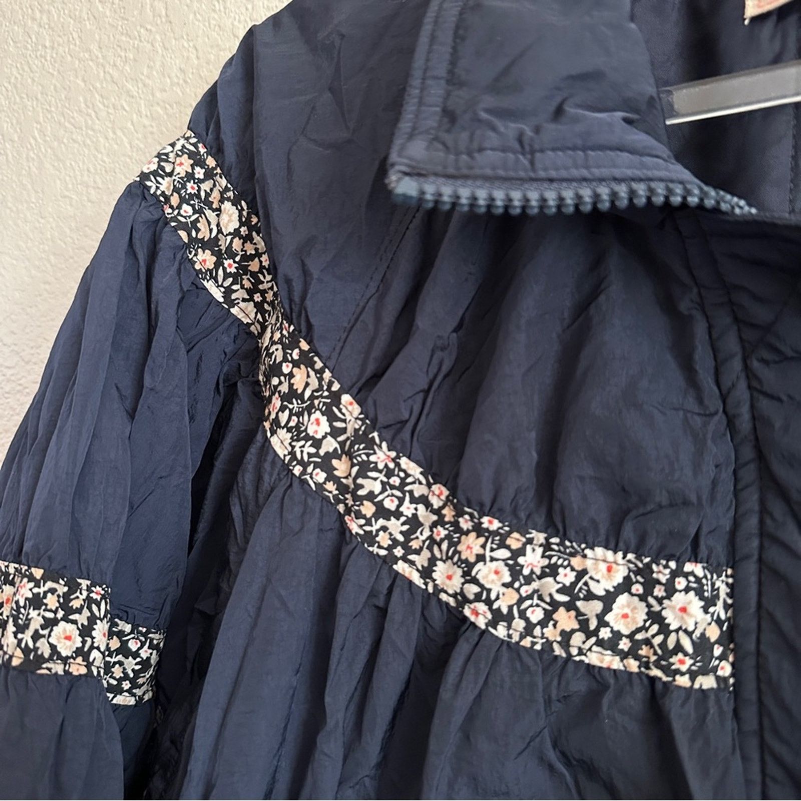 Free People FREE PEOPLE On My Mind Winter Oversize Bomber Jacket Navy M Size M / US 6-8 / IT 42-44 - 10 Thumbnail