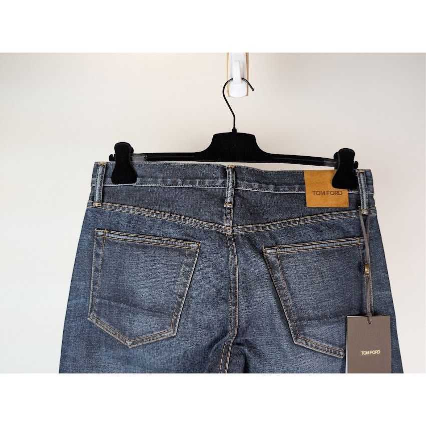 Tom Ford o1rshd1 Straight-Fit Denim Jeans in Navy Size US 33 - 13 Thumbnail