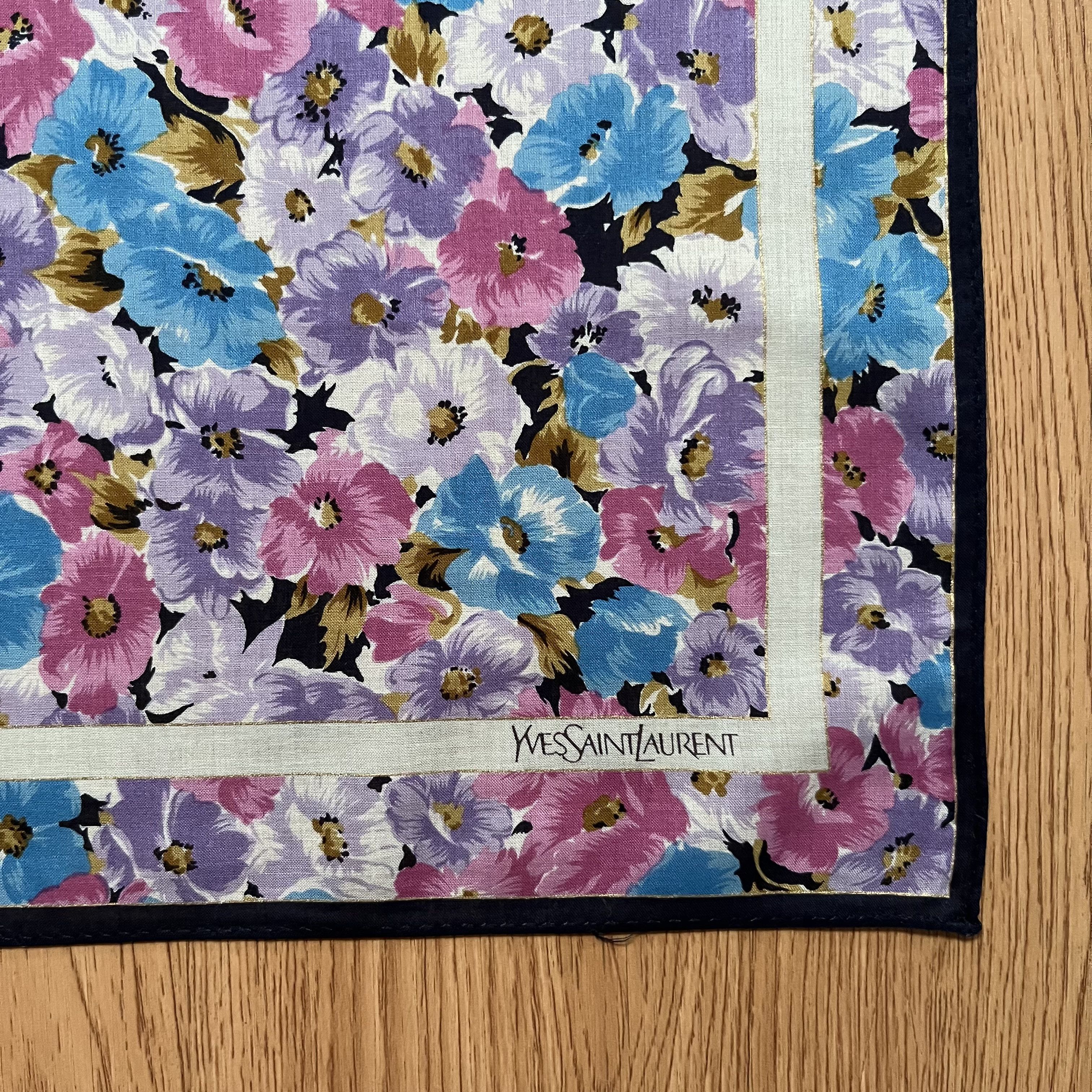 Yves Saint Laurent Vintage Yves Saint Laurent Handkerchief Size ONE SIZE - 2 Thumbnail
