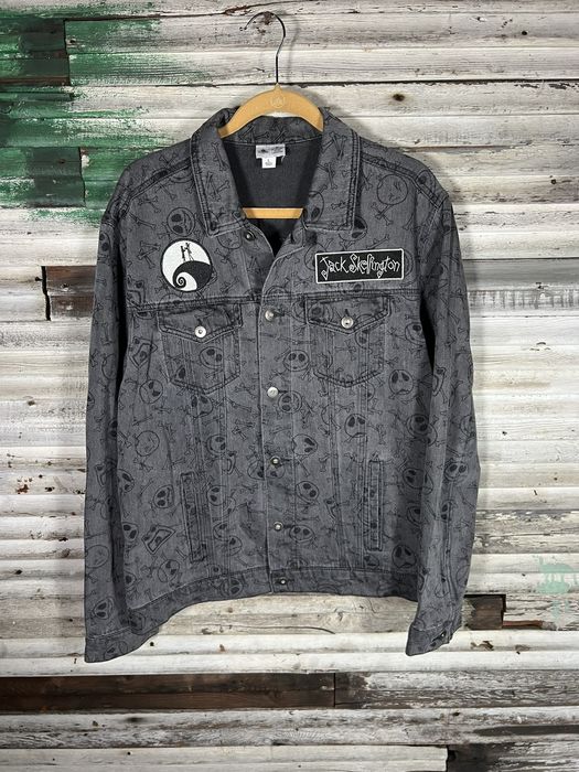 Jack skellington denim jacket sales