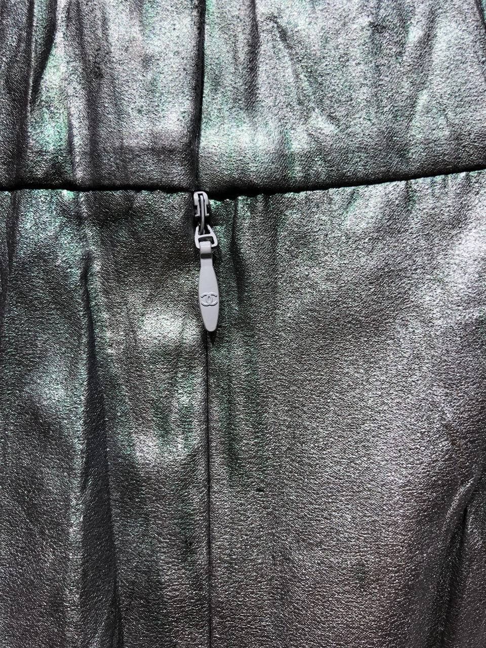 Chanel Chanel Archive 1986-88 Metallic skirt Size 28" / US 6 / IT 42 - 5 Thumbnail