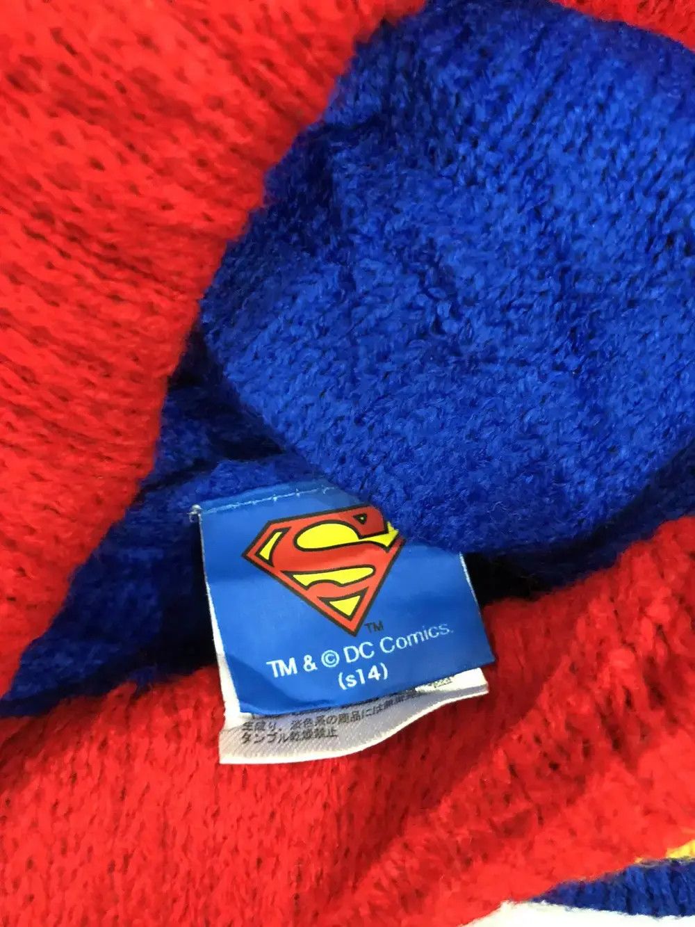 DC Comics × Marvel Comics Vintage Superman Cartoon Beanie Hat Size ONE SIZE - 4 Thumbnail