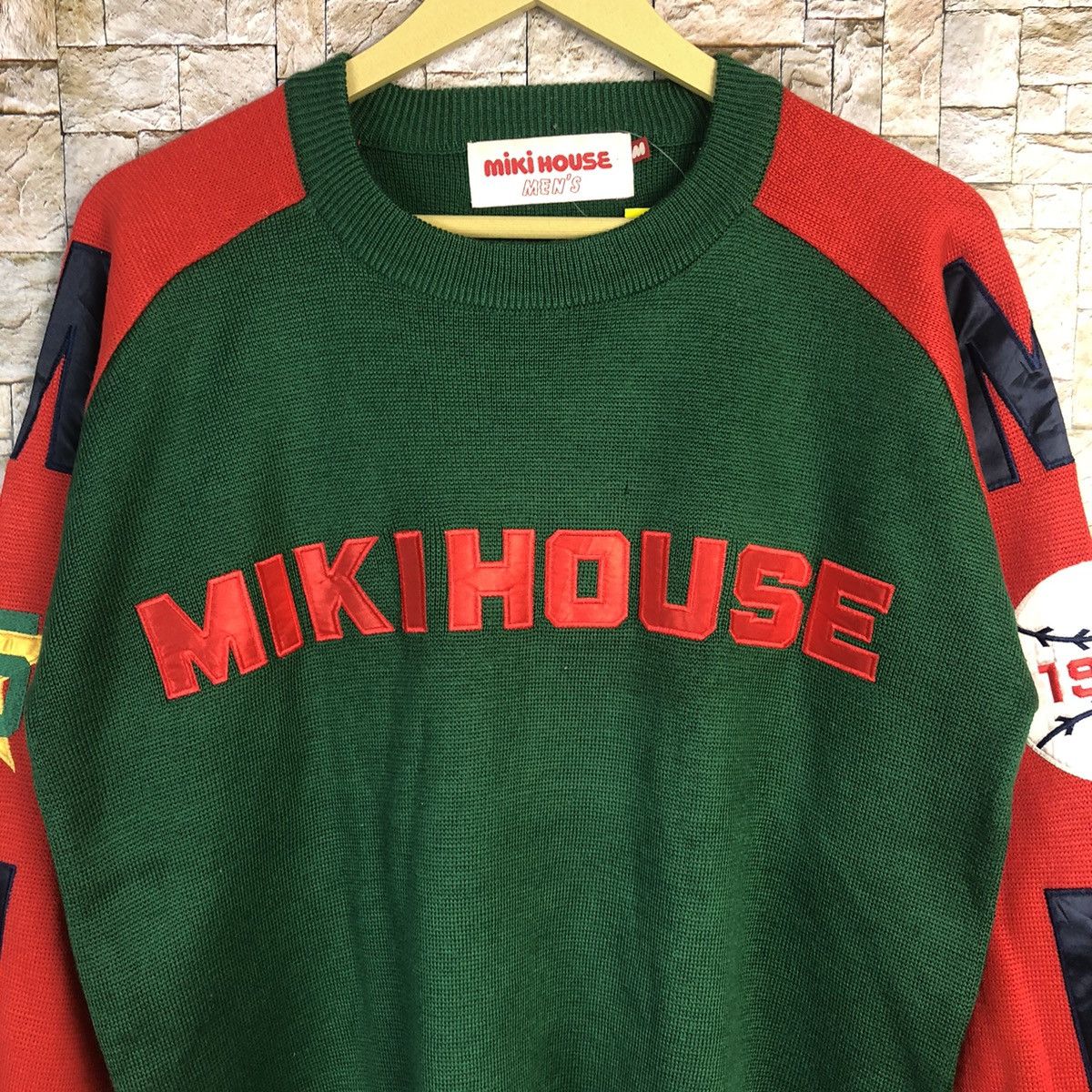 Japanese Brand × Vintage Miki House Green/Red Sweatshirt #A754 Size US M / EU 48-50 / 2 - 5 Thumbnail
