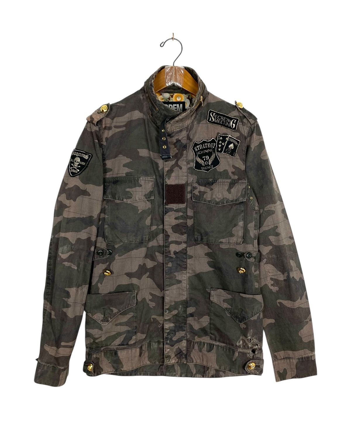 PPFM Rare‼️ Ppfm Military Camouflage Jacket Size US S / EU 44-46 / 1 - 1 Thumbnail