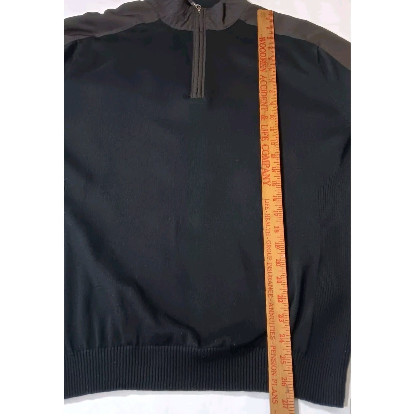 Callaway VINTAGE Callaway Golf Sweater Mens Large Black Logo Pullover 1/4 Zip Golf Casual Workwear Size US L / EU 52-54 / 3 - 4 Thumbnail