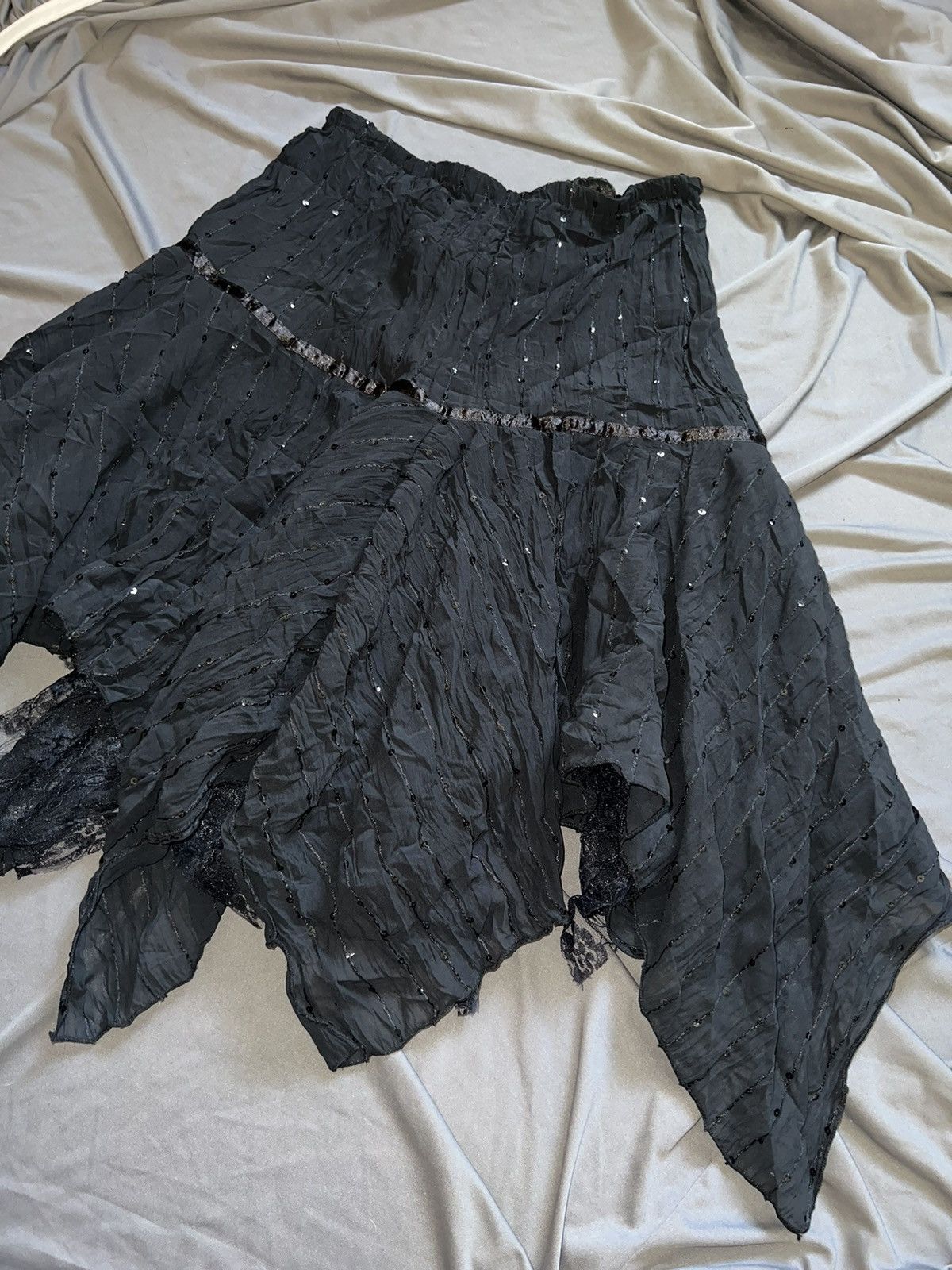 Japanese Brand × Seditionaries FLuTter asymmetrical sequin layered midi skirts 💫➕ Size 27" / US 4 / IT 40 - 10 Thumbnail