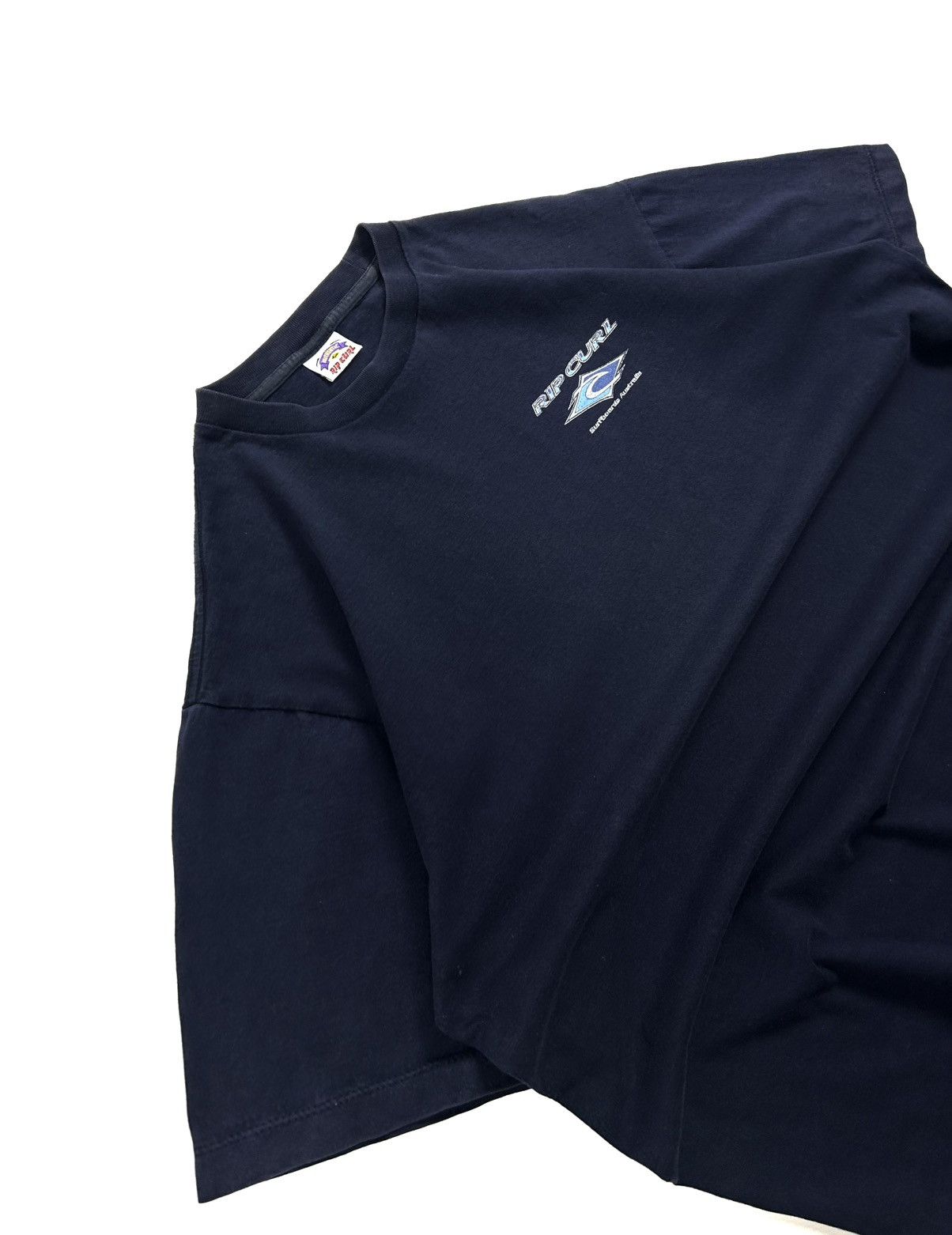 Rip Curl rare 90s Rip Curl Surfboards Australia Tee Navy Vintage Size US L / EU 52-54 / 3 - 6 Thumbnail