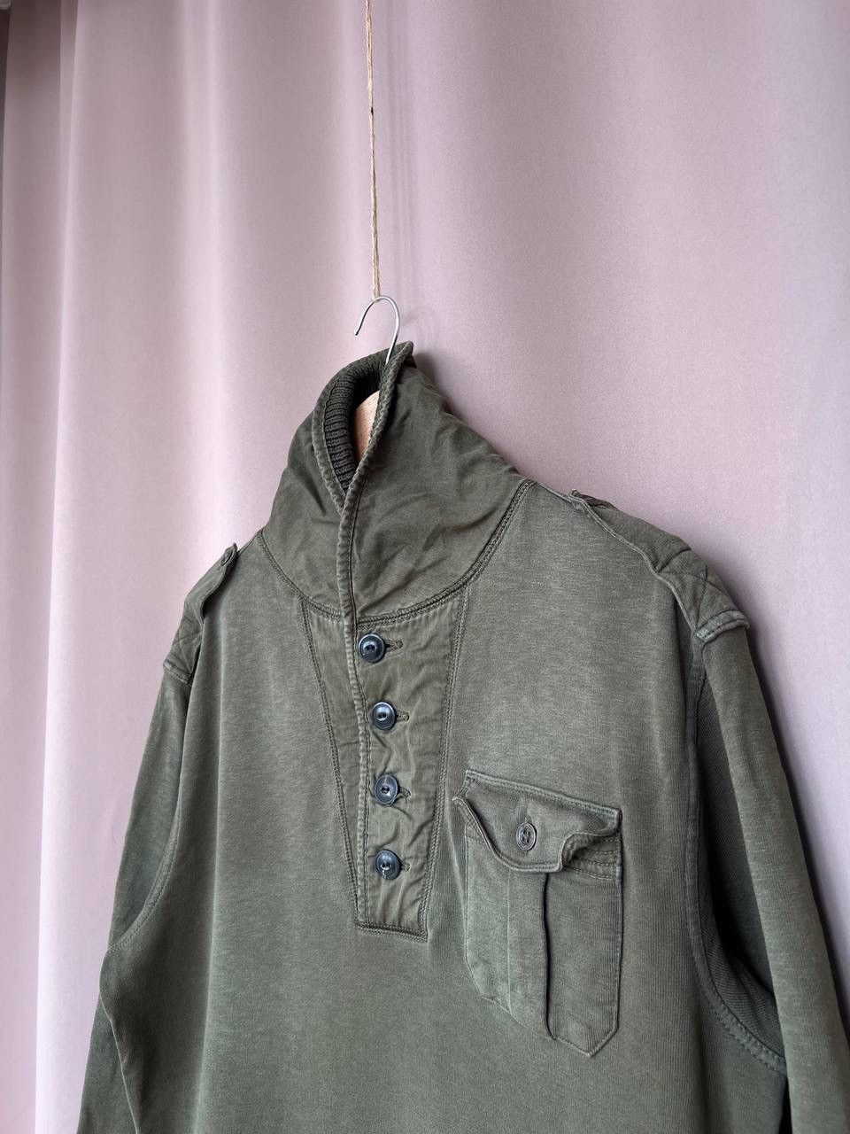 Polo Ralph Lauren Polo Ralph Lauren Knit Rib Military Pullover Men Size M Size US M / EU 48-50 / 2 - 4 Thumbnail