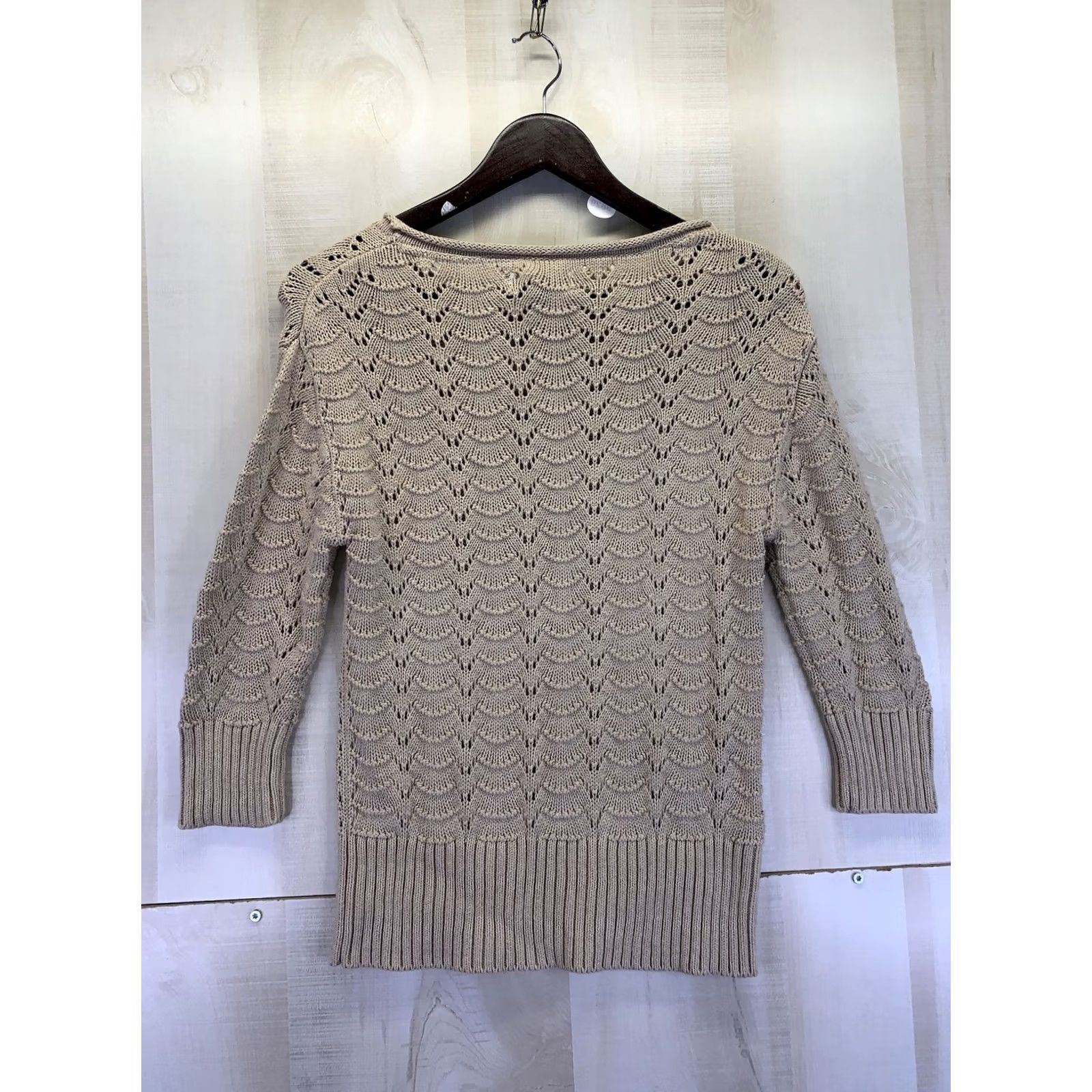Vintage Sonoma Creame Heather Knit 3/4 Sleeve Sweater Womens Small NWT-9829 Size S / US 4 / IT 40 - 7 Thumbnail