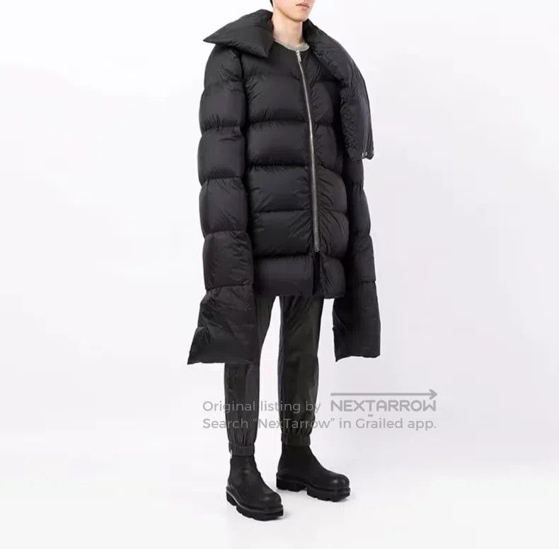 Rick Owens Rick Owens SS22 Scarf Neck Quilted Jacket Size US M / EU 48-50 / 2 - 5 Thumbnail