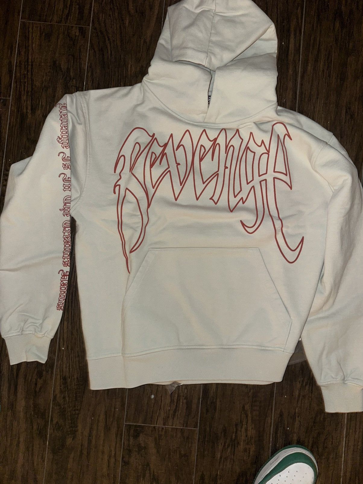 X Kill Outline Hoodie Cement/Red