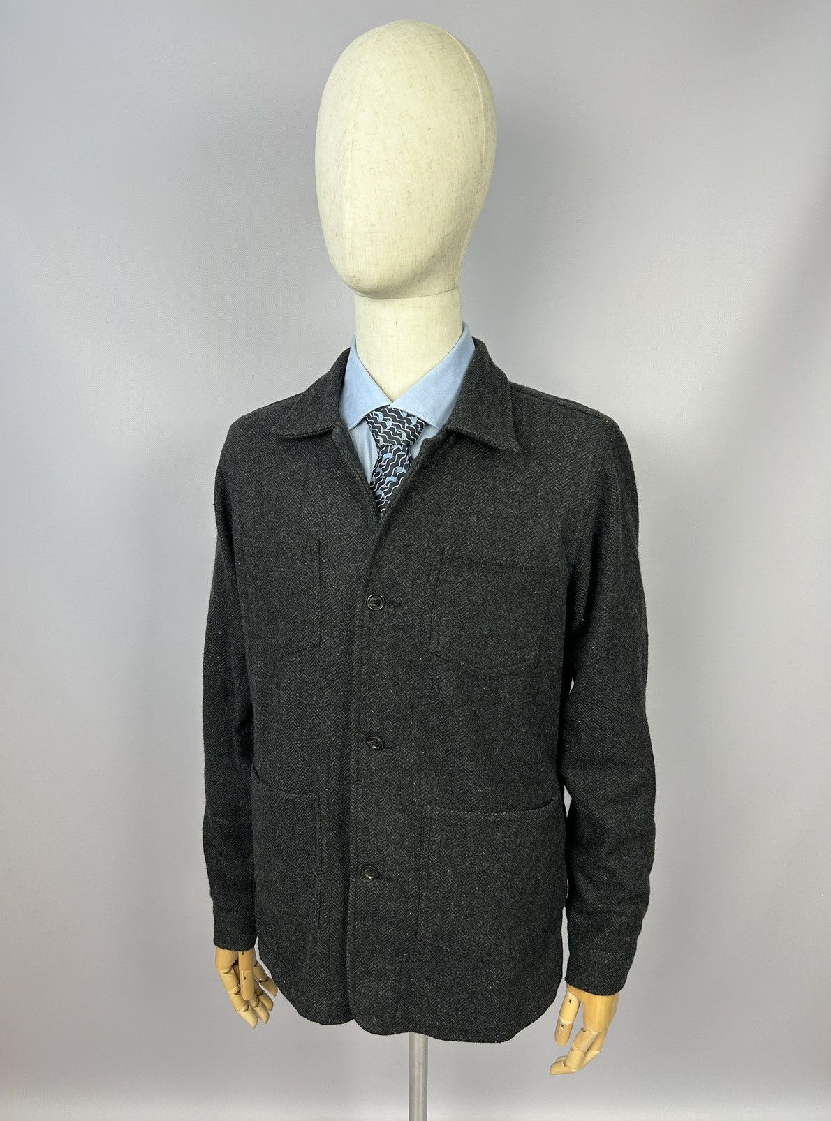 Designer × Le Laboureur × Roots 157 Roots Wool Workwear Jacket Unlined Size M Size US M / EU 48-50 / 2 - 1 Thumbnail