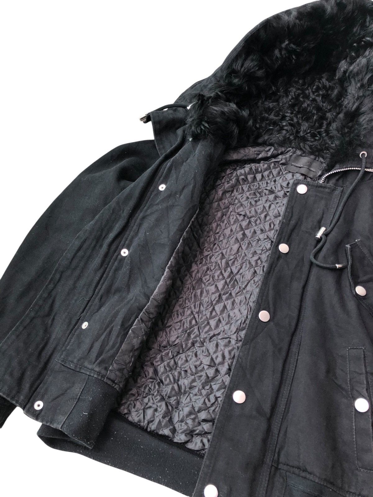 Diesel Black Gold Diesel Black Gold fur hoodie jacket Size US M / EU 48-50 / 2 - 14 Thumbnail
