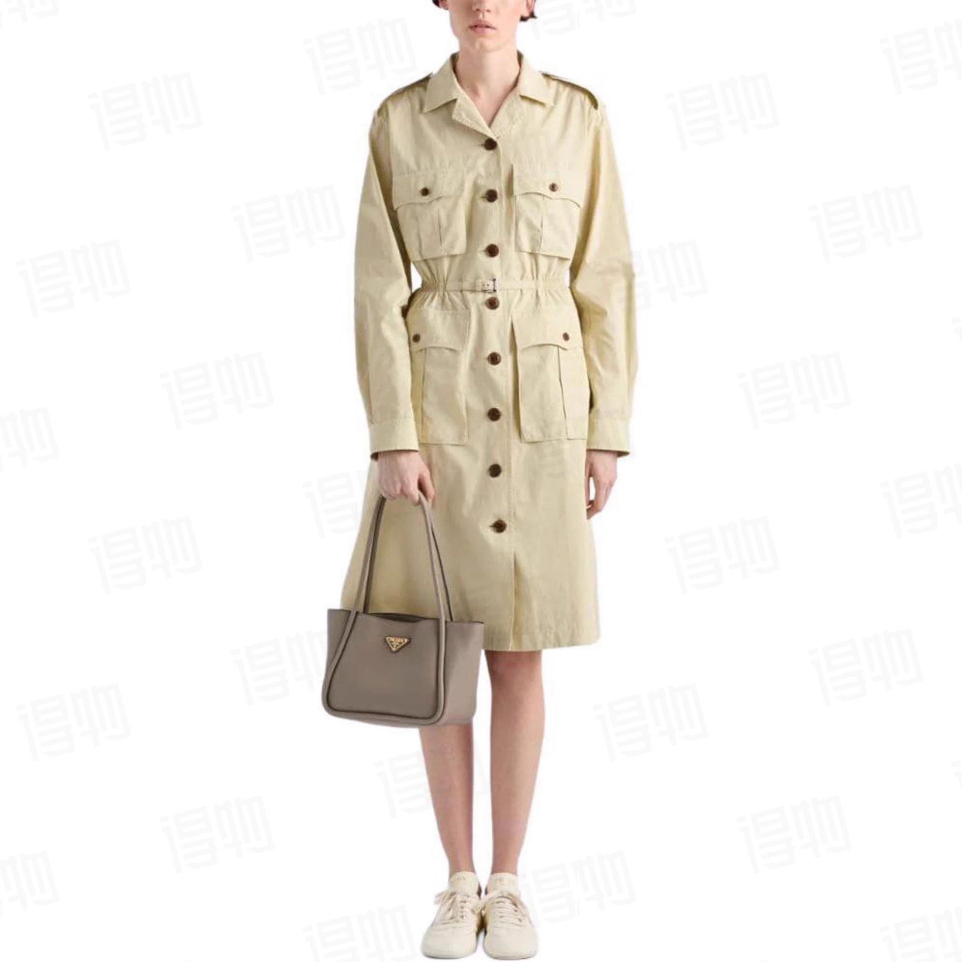 Prada Prada Classic Leather Belt Dress 40S Size S / US 4 / IT 40 - 8 Thumbnail