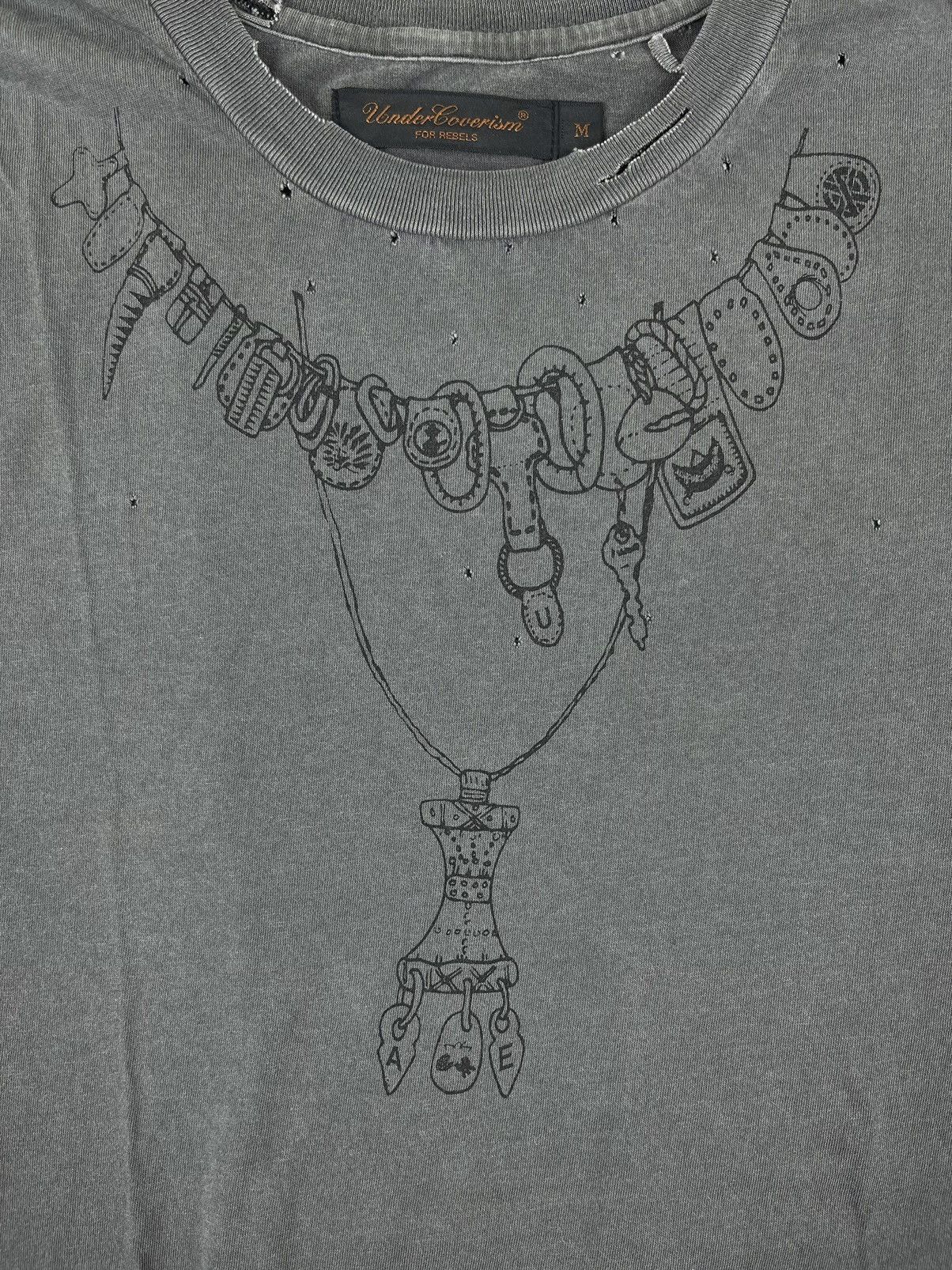 Undercover SS03 Undercover Scab Amulet Necklace Thrashed Tshirt Size US M / EU 48-50 / 2 - 3 Thumbnail