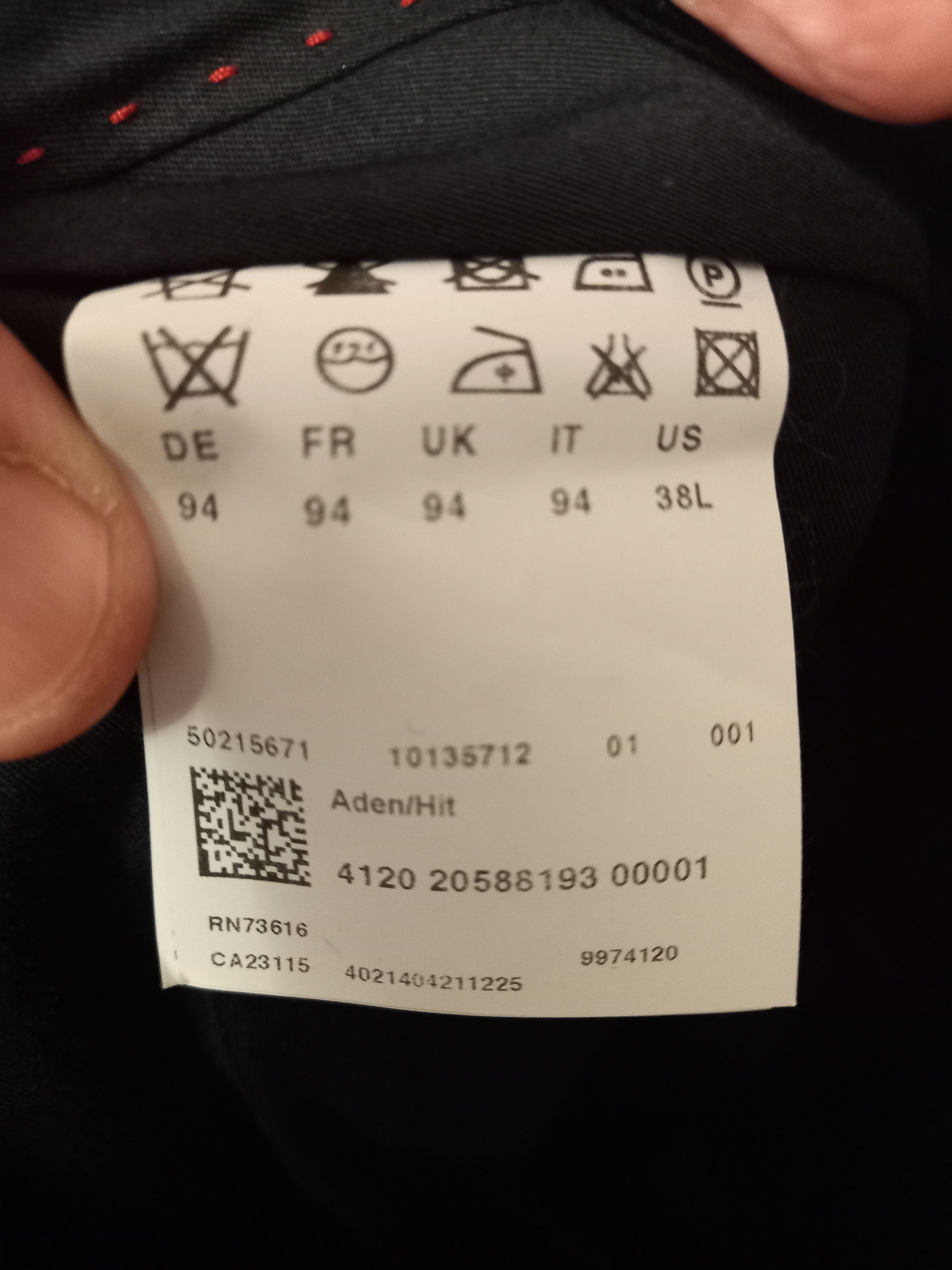 Hugo Boss Hugo Boss Aden/Hit Suit Size 38L - 9 Thumbnail