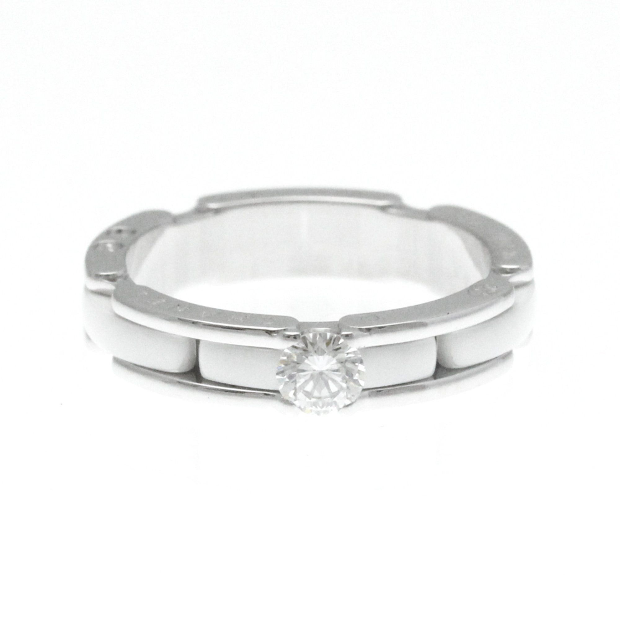 image of Chanel Ultra Collection 1P Diamond Ring Small Size Ceramic,white Gold [18K] Fashion Diamond Band Ri