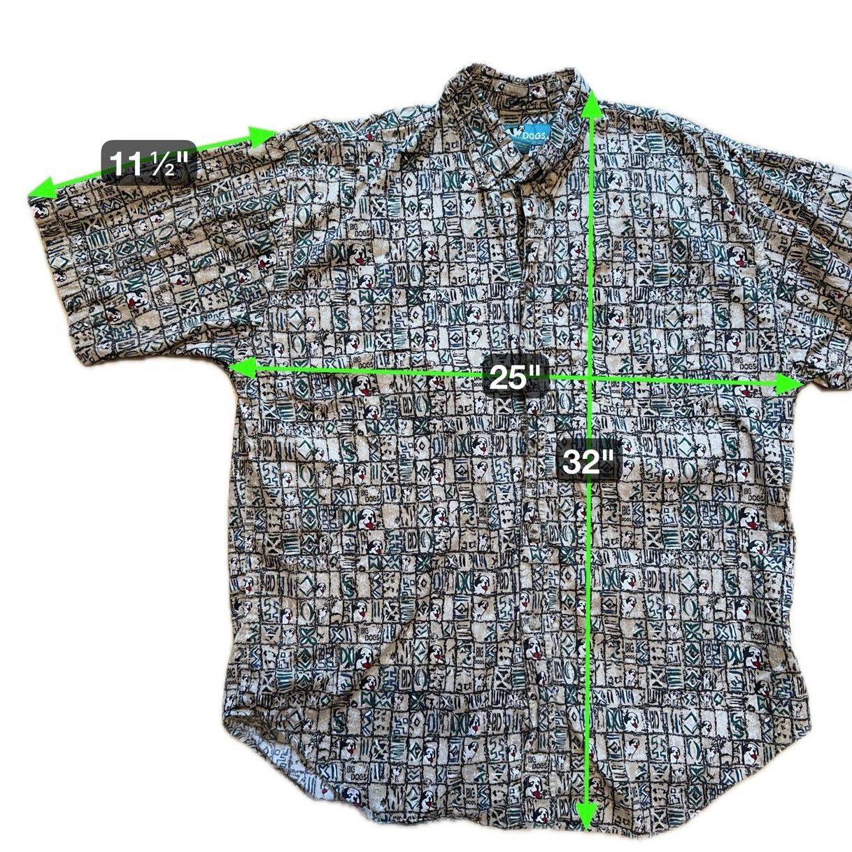 Big Dogs Y2K Big Dogs Vintage Style Tribal Print Button Shirt Large Size US L / EU 52-54 / 3 - 7 Thumbnail