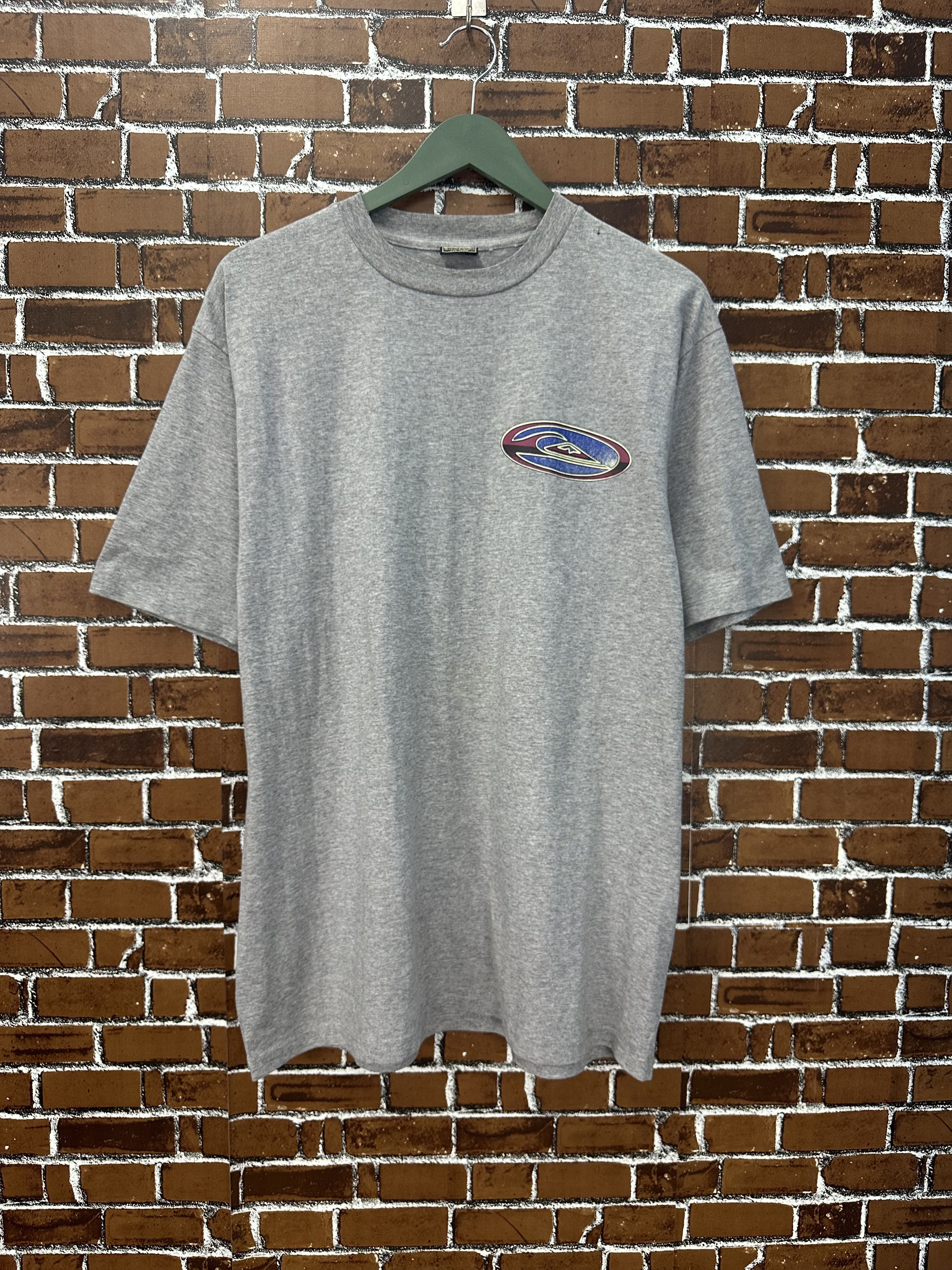 Quiksilver Vintage 90s Quiksilver Usa Hookups Tshirt A1032 Size US L / EU 52-54 / 3 - 3 Thumbnail