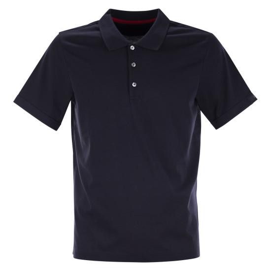 Fay FAY Men Polo Shirts NPMB2501340UCX BLUE Size US XXL / EU 58 / 5 - 1 Thumbnail