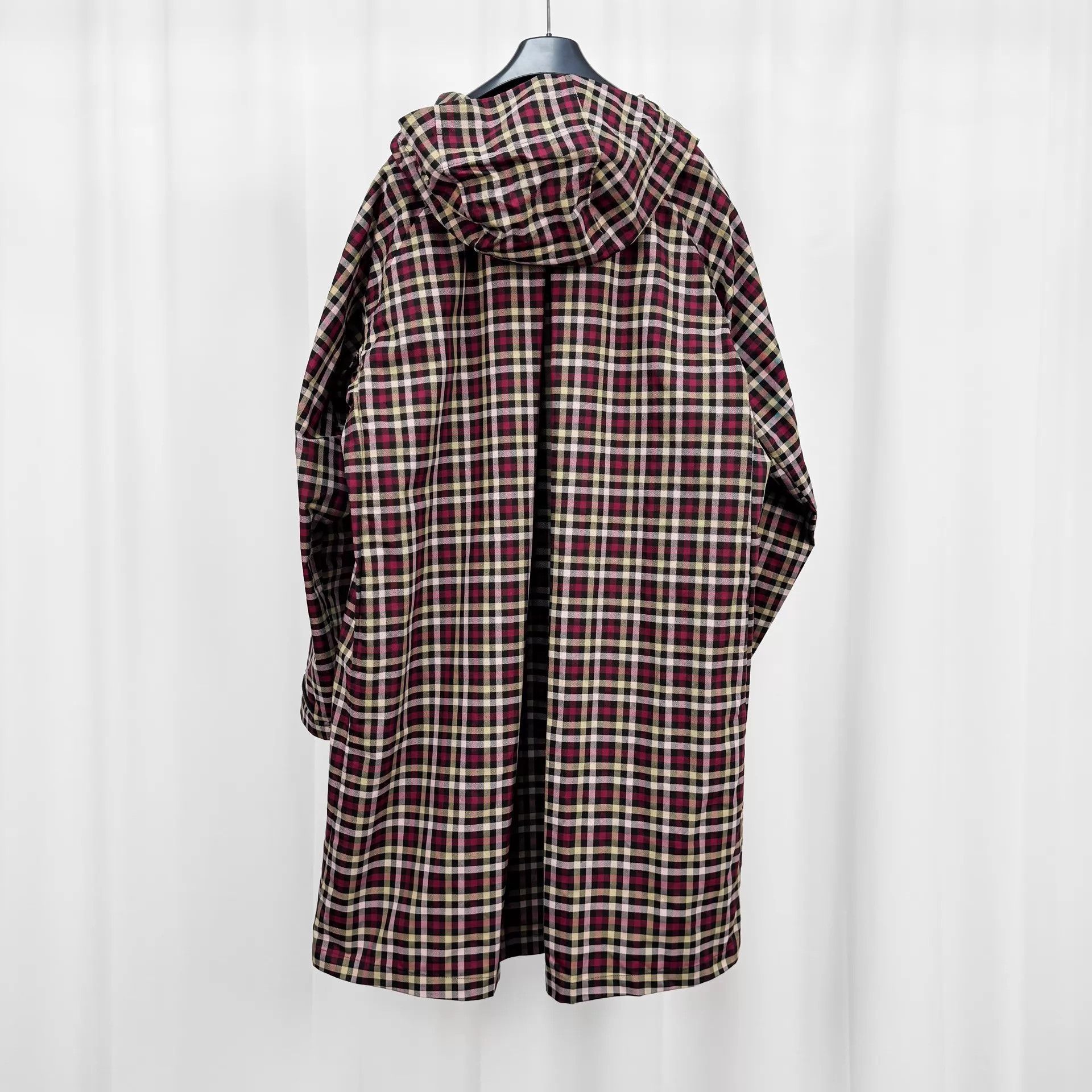 Gucci Gucci GG check crystal letter hooded coat 38 Size XS / US 0-2 / IT 36-38 - 2 Thumbnail