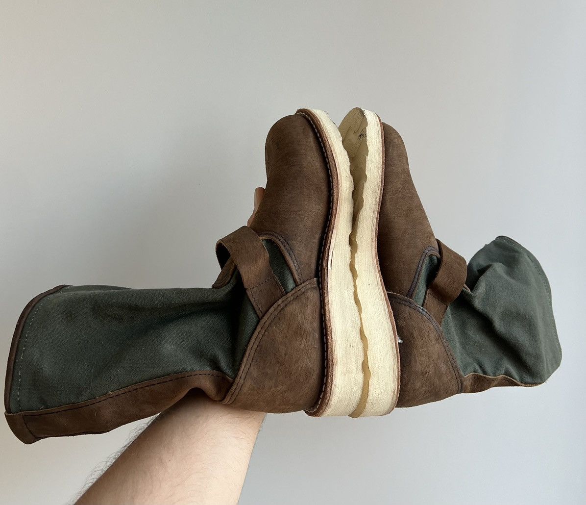 Red Wing × Vintage Vintage Red Wing 2980 Suede Brown Boots Shoes Size US 5 / EU 37 - 9 Thumbnail