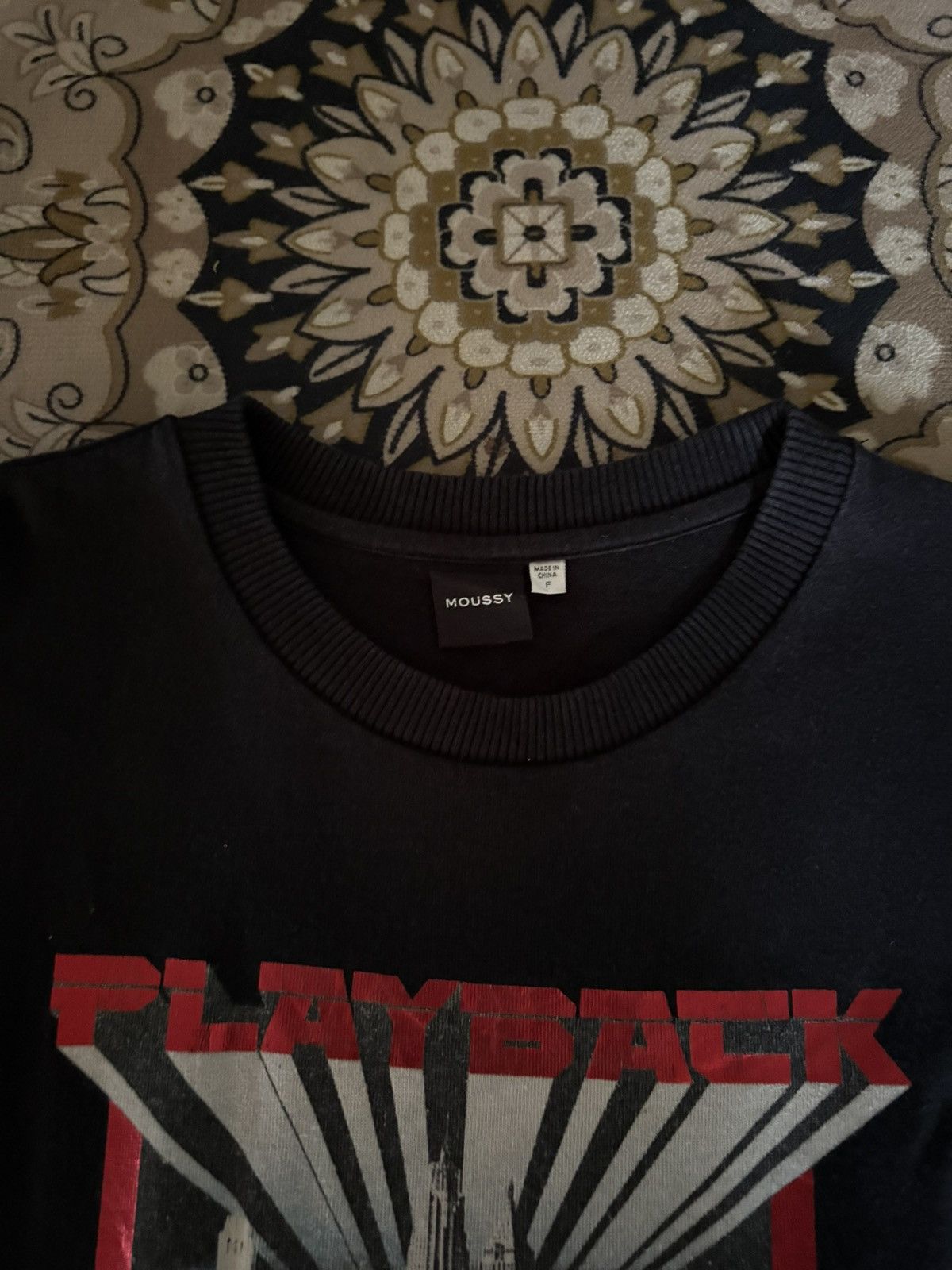 Designer × MOUSSY × Mossy Oaks MOUSSY Playback Long Sleeve T-Shirt Size US L / EU 52-54 / 3 - 4 Thumbnail