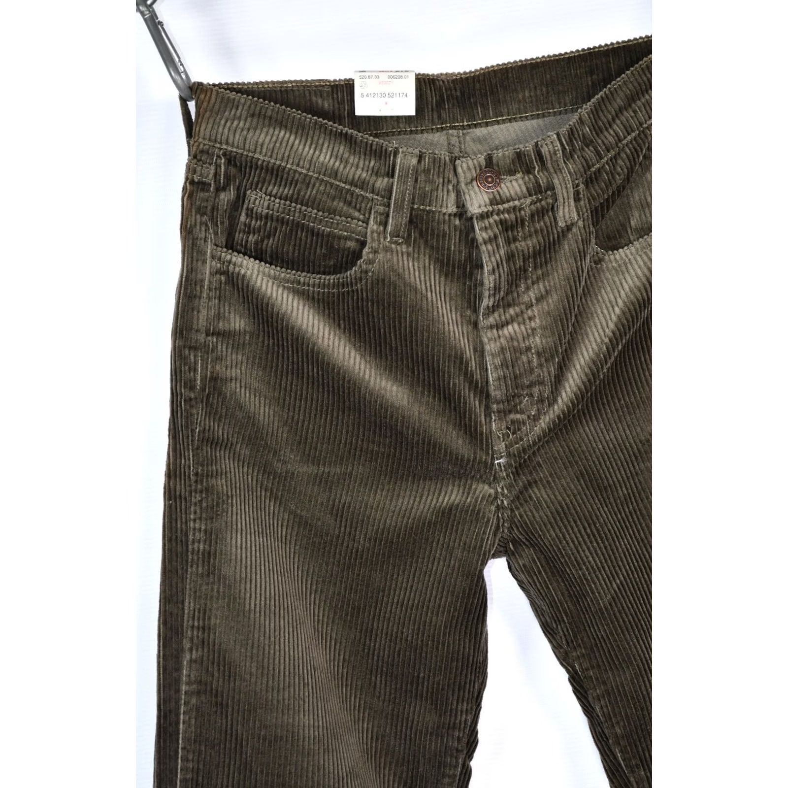Levi's VINTAGE Levi's 520 Relaxed Straight Cord Dark Olive Green Men's Pants W30 L32 Size US 30 / EU 46 - 4 Thumbnail