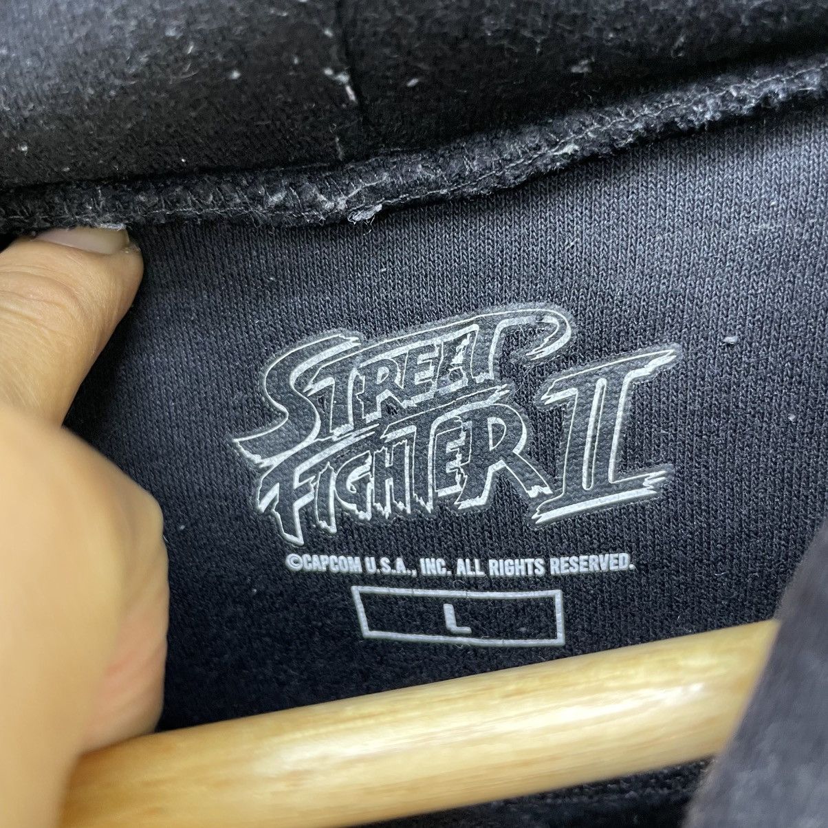 Playstation 💥Awesome Video Game Capcom Street Fighter II Pullover Hooded Size US M / EU 48-50 / 2 - 5 Thumbnail