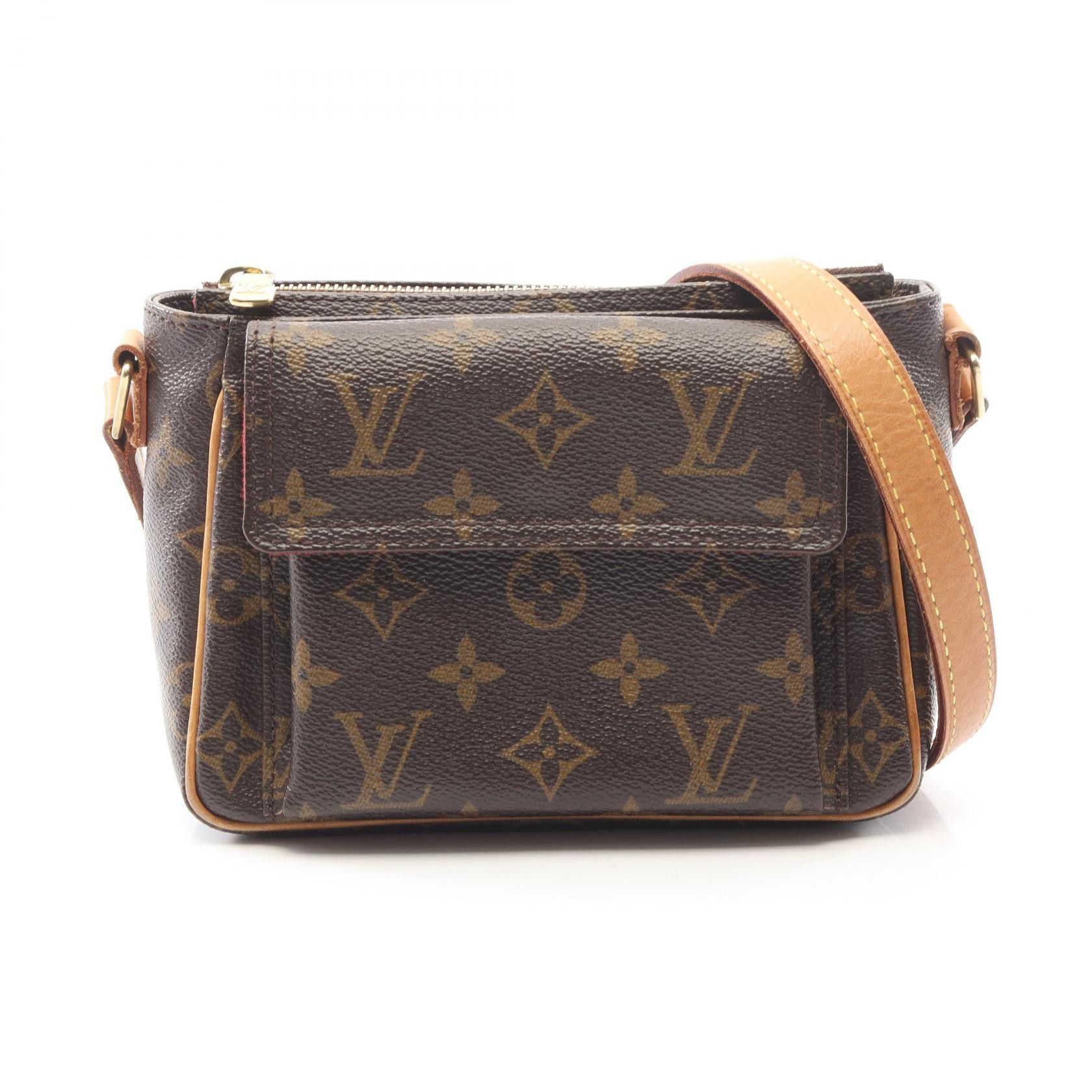 Louis Vuitton Louis Vuitton Louis Vuitton Vivacite PM Monogram Shoulder Bag Textile Shoulder Bag M51165 DUTY FREE for USA Size ONE SIZE - 1 Thumbnail