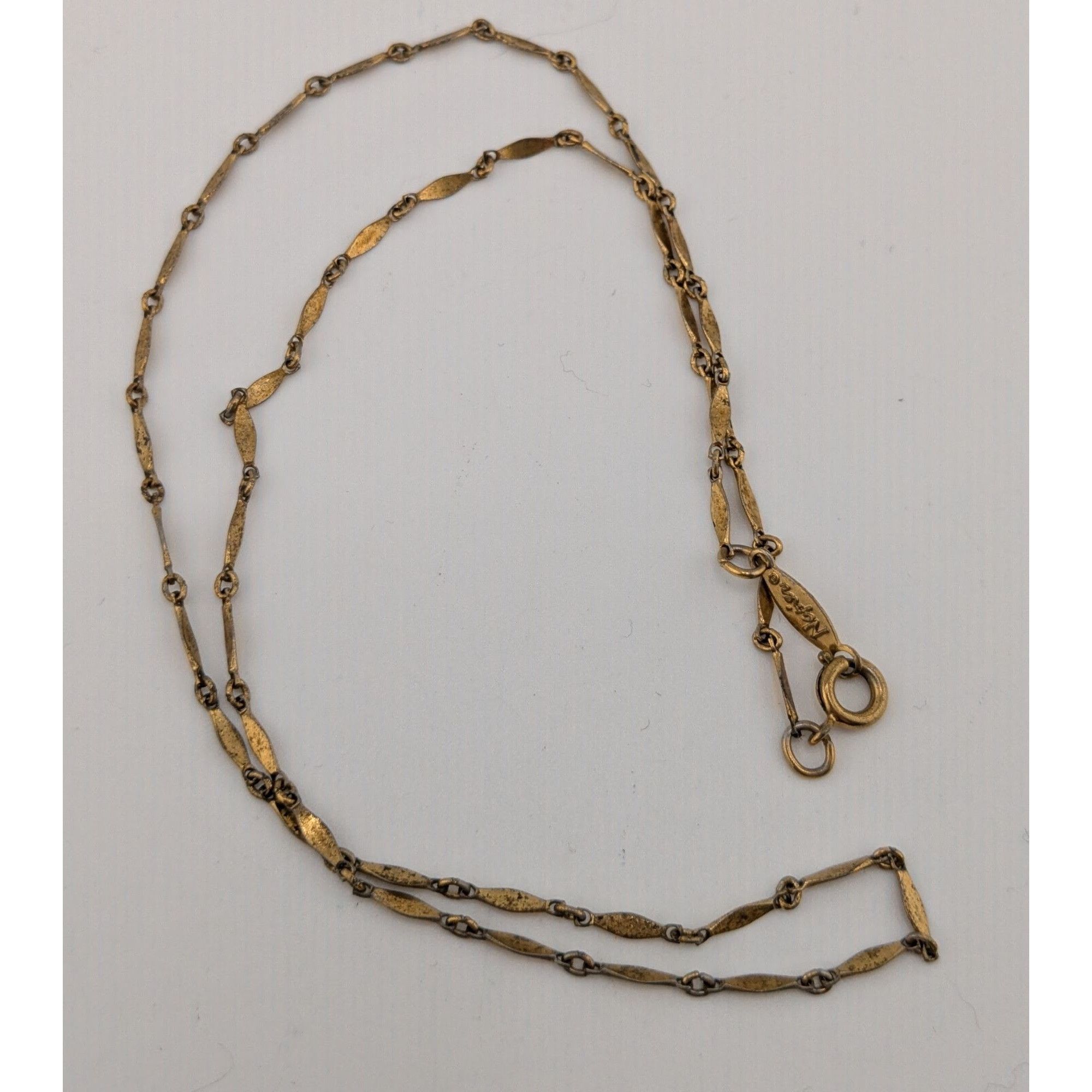 Other Vintage Minimalist Napier Dapped Link 16-Inch Necklace With Size ONE SIZE - 6 Thumbnail