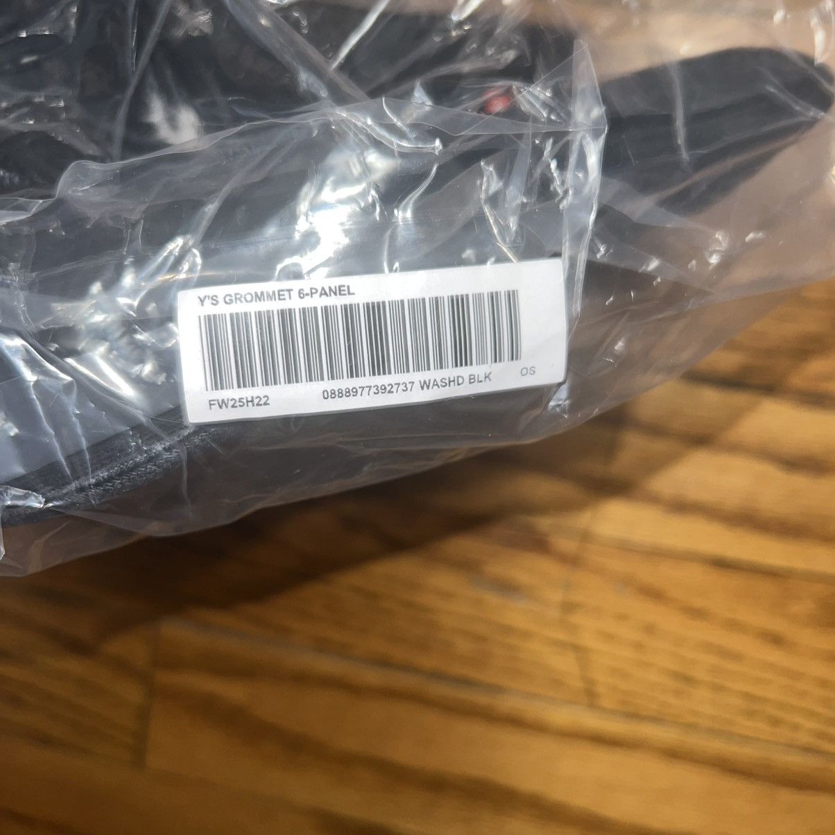 Supreme Supreme Y's by Yohji Yamamoto Grommet 6-Panel Hat Black OS Size ONE SIZE - 4 Thumbnail