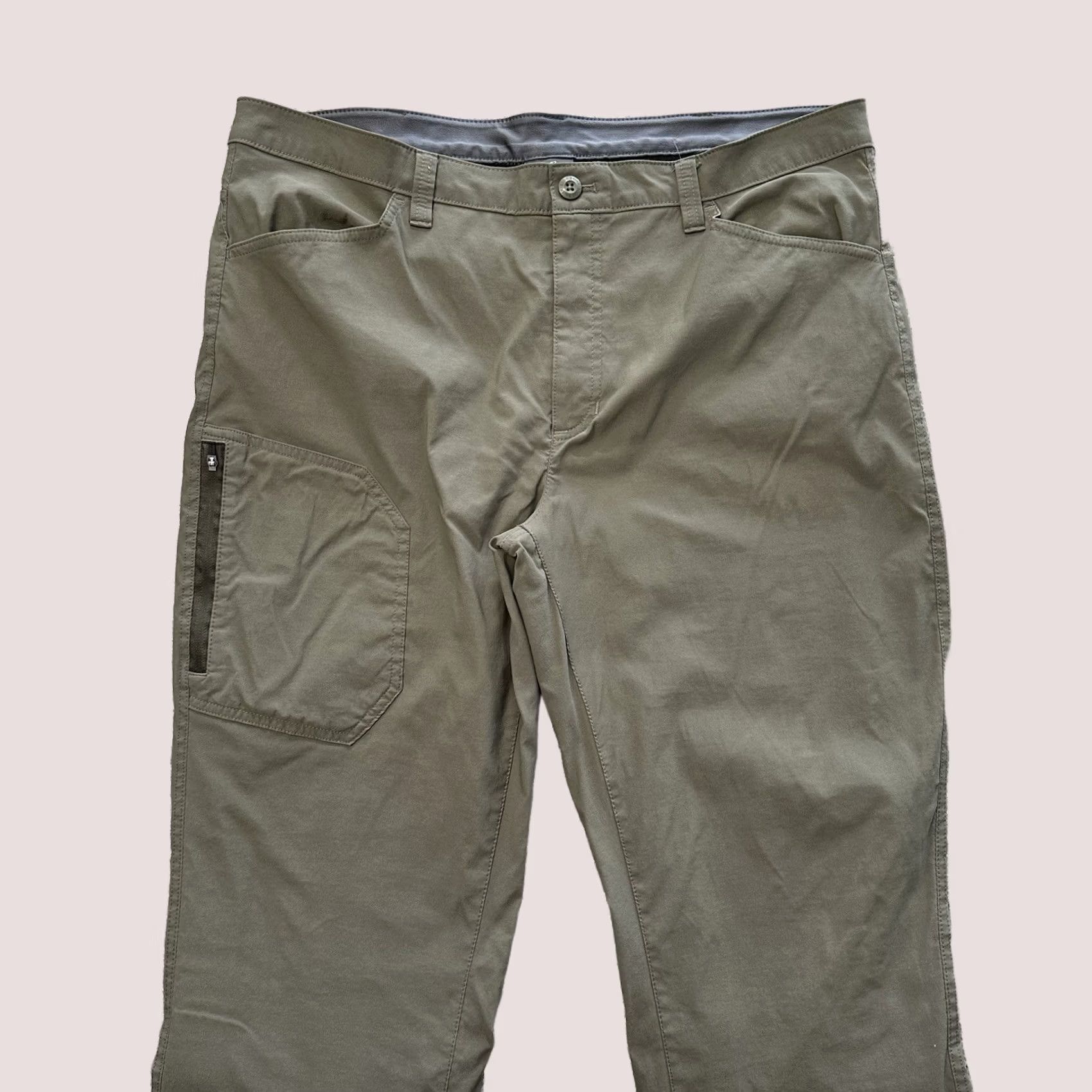 Eddie Bauer Eddie Bauer Pants Mens 40x34 Fleece Lined Tech Nylon Spandex Olive Green Workwear Size US 40 / EU 56 - 1 Thumbnail