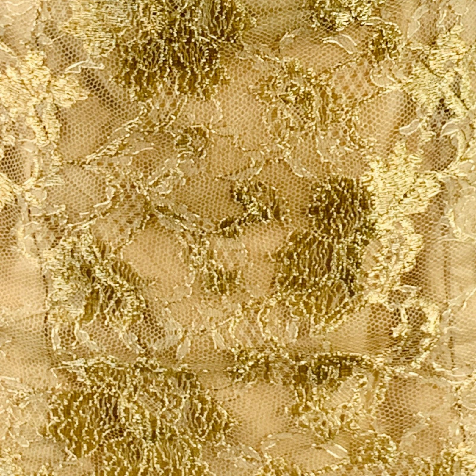 Other OKW Beige Gold Silk Lace Strapless Mini Cocktail Dress Size XS / US 0-2 / IT 36-38 - 2 Thumbnail