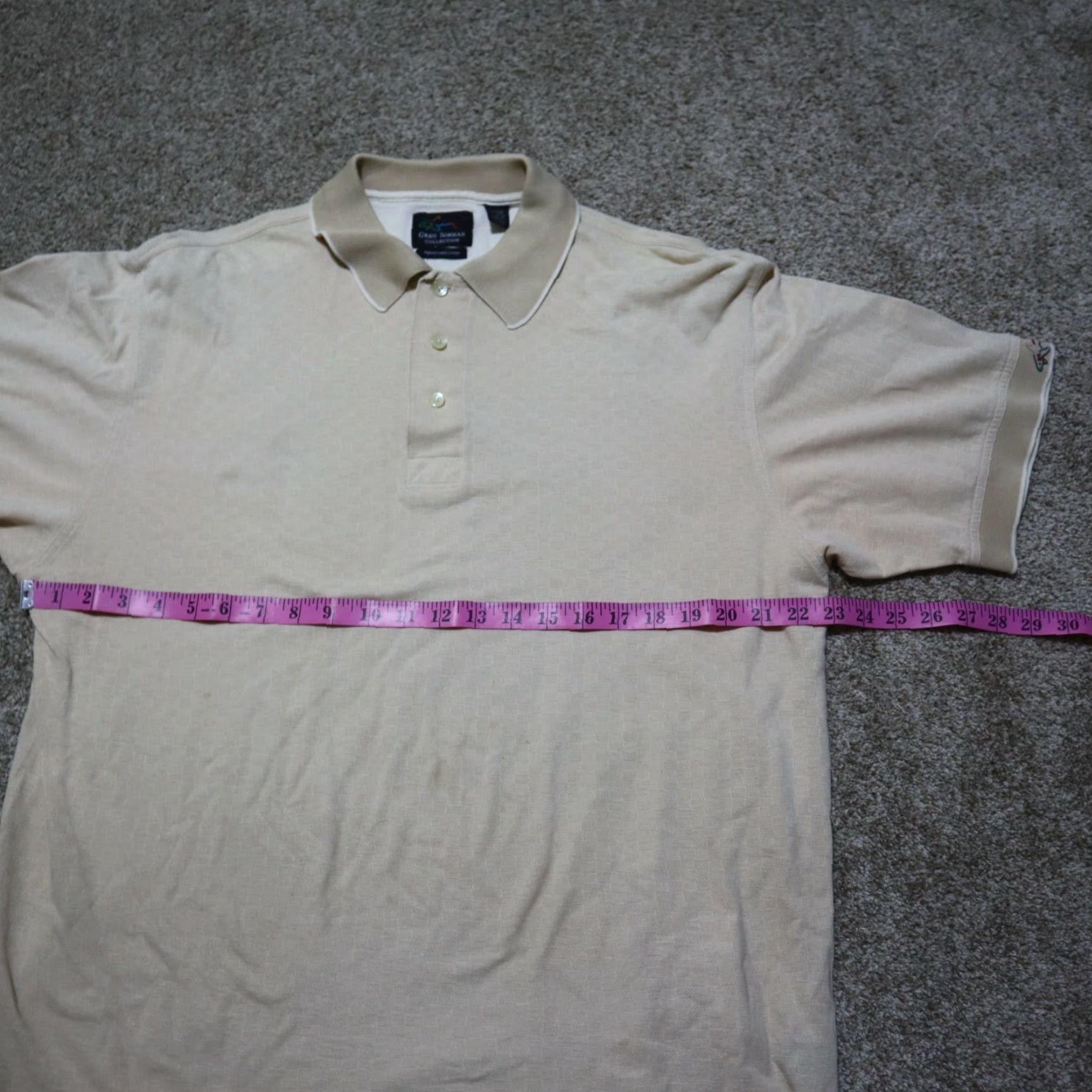 Vintage Greg Norman Polo Shirt Adult L Brown Short Sleeve Men Casual Knit Polo Size US L / EU 52-54 / 3 - 4 Thumbnail