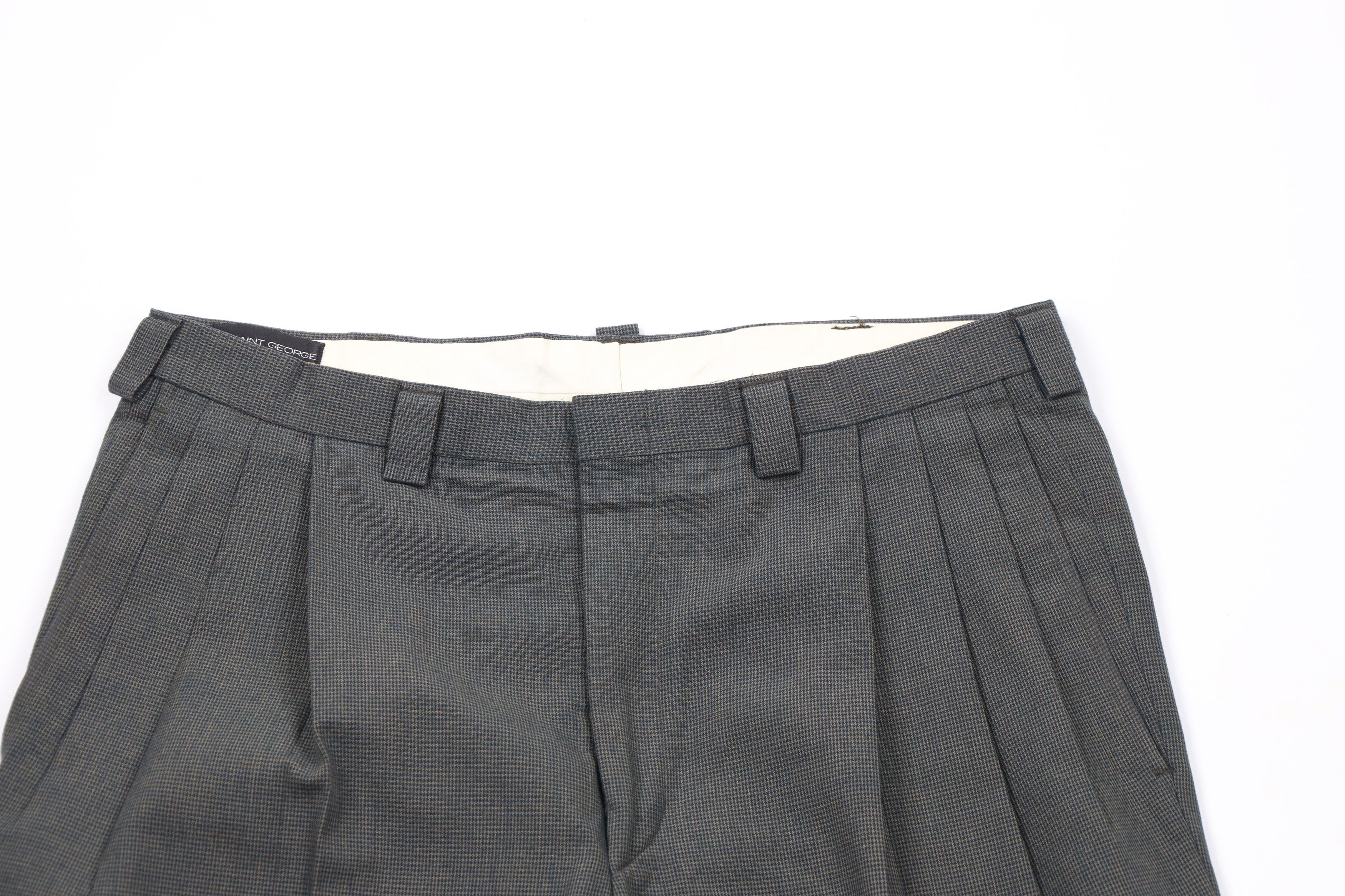 Vintage Vintage 90s Streetwear Wide Leg Houndstooth Chino Pants USA Size US 34 / EU 50 - 2 Thumbnail