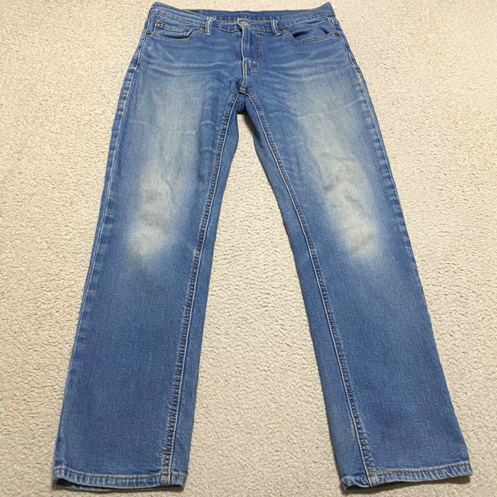 Levi's Levi's 541 Jeans 30x32 Blue Denim Medium Wash Athletic Straight Mid Rise Mens Regular Size 30 Color Blue Size US 30 / EU 46 - 2 Thumbnail