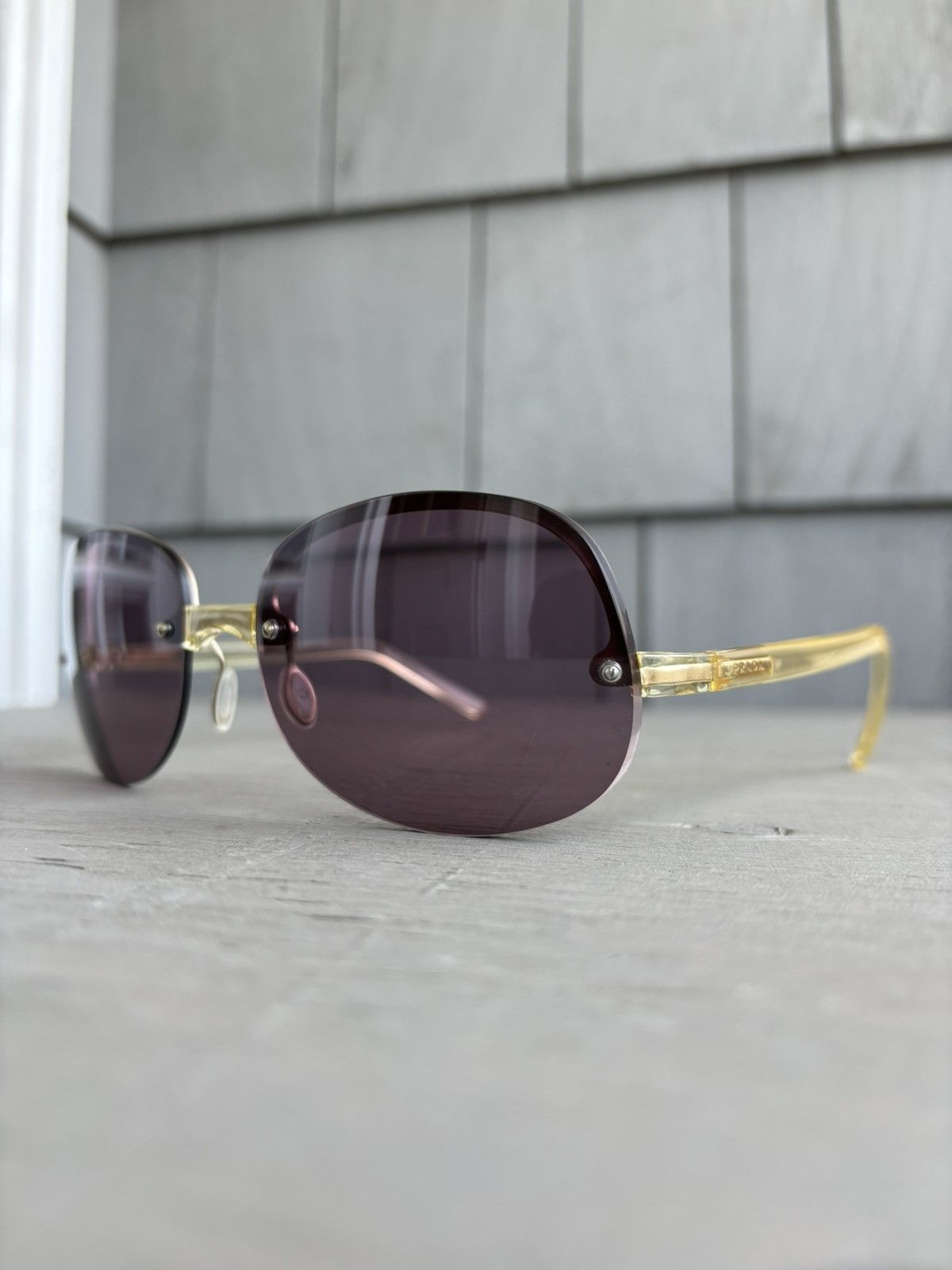 Prada 2000s Prada Eyeglasses SPR 12B Vintage Prada Sunglass Frames Size ONE SIZE - 8 Thumbnail