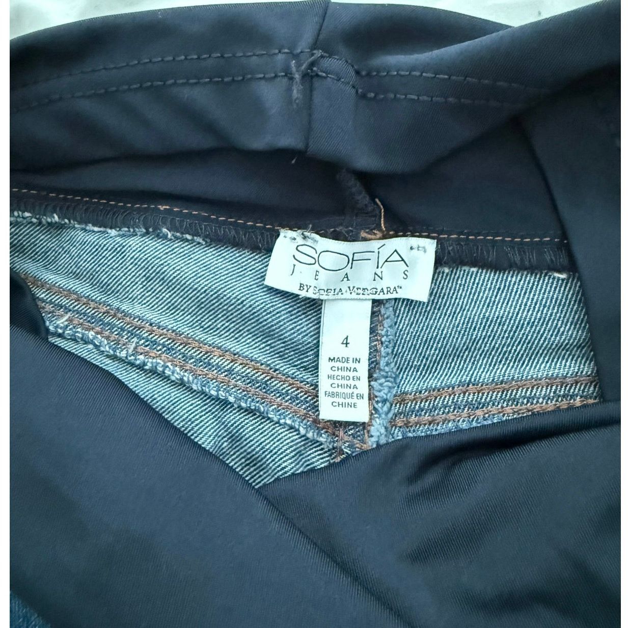 Other Sofia Jeans Maternity Denim Shorts - Size 4 Cuffed Hem Size 27" / US 4 / IT 40 - 3 Thumbnail