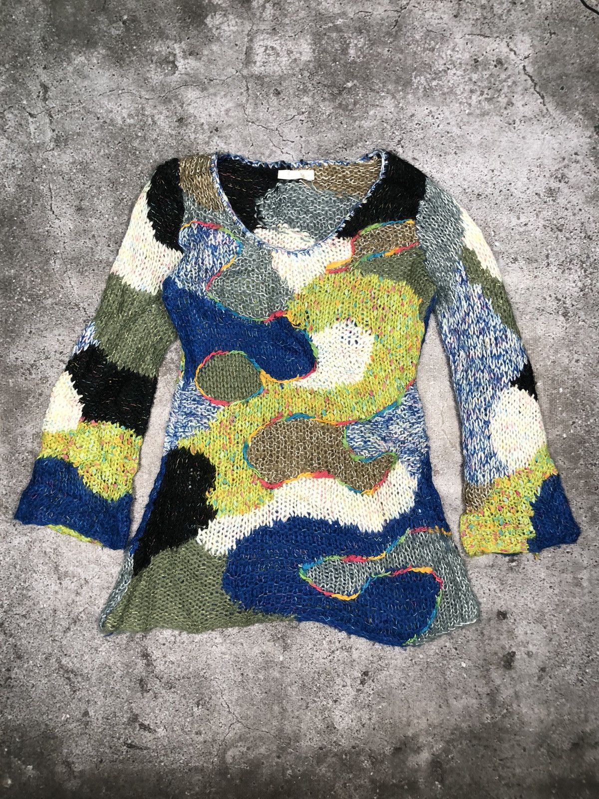 Japanese Brand Bittoko Oro Y2K Knitwear Uniqueeee Size US M / EU 48-50 / 2 - 1 Thumbnail