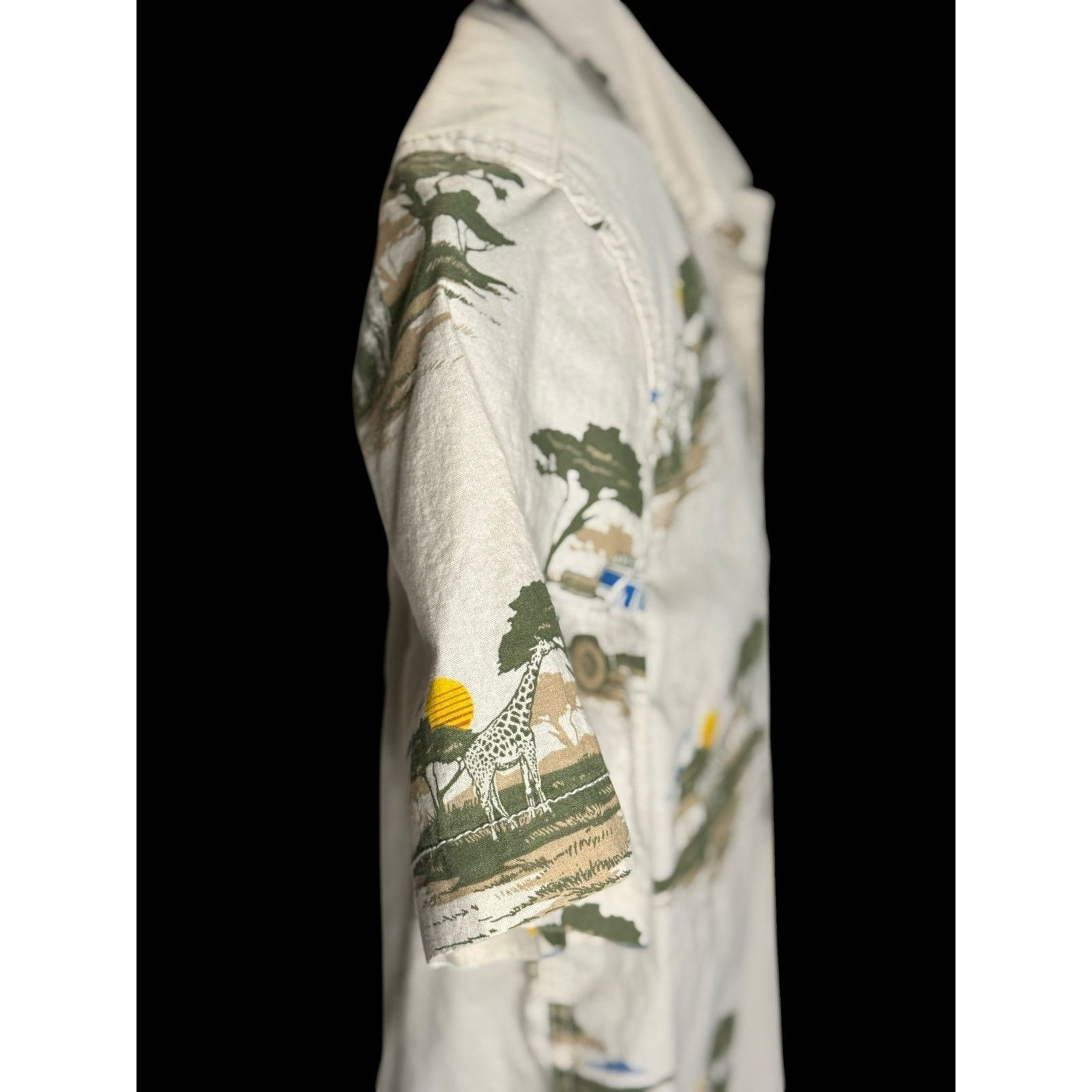 Arizona Jean Co. Safari Button Up Shirt XL Men’s Elephant Giraffe Arizona Size US XL / EU 56 / 4 - 12 Thumbnail