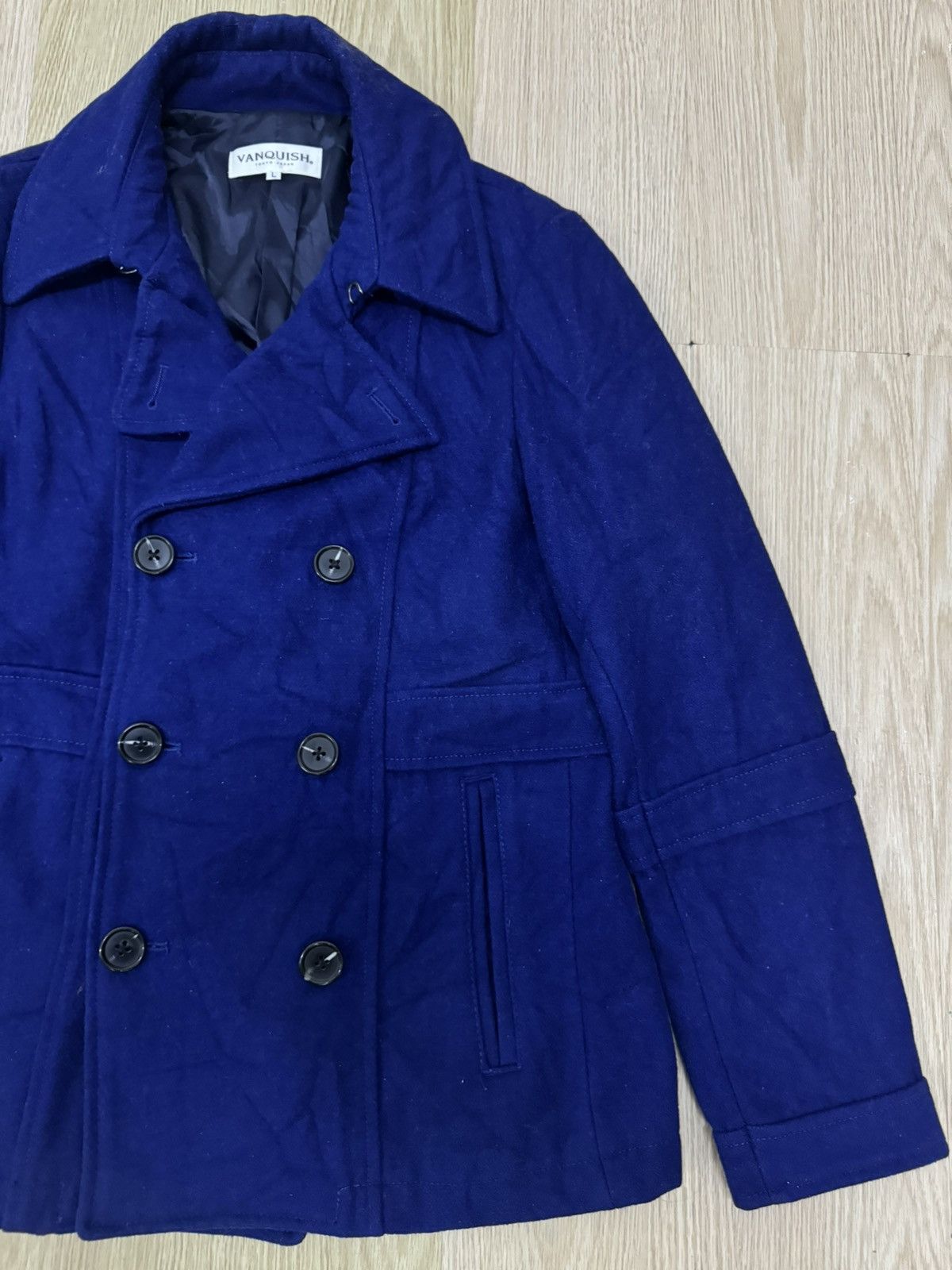 Vanquish Vanquish Japan double breasted wool jacket Size US L / EU 52-54 / 3 - 2 Thumbnail