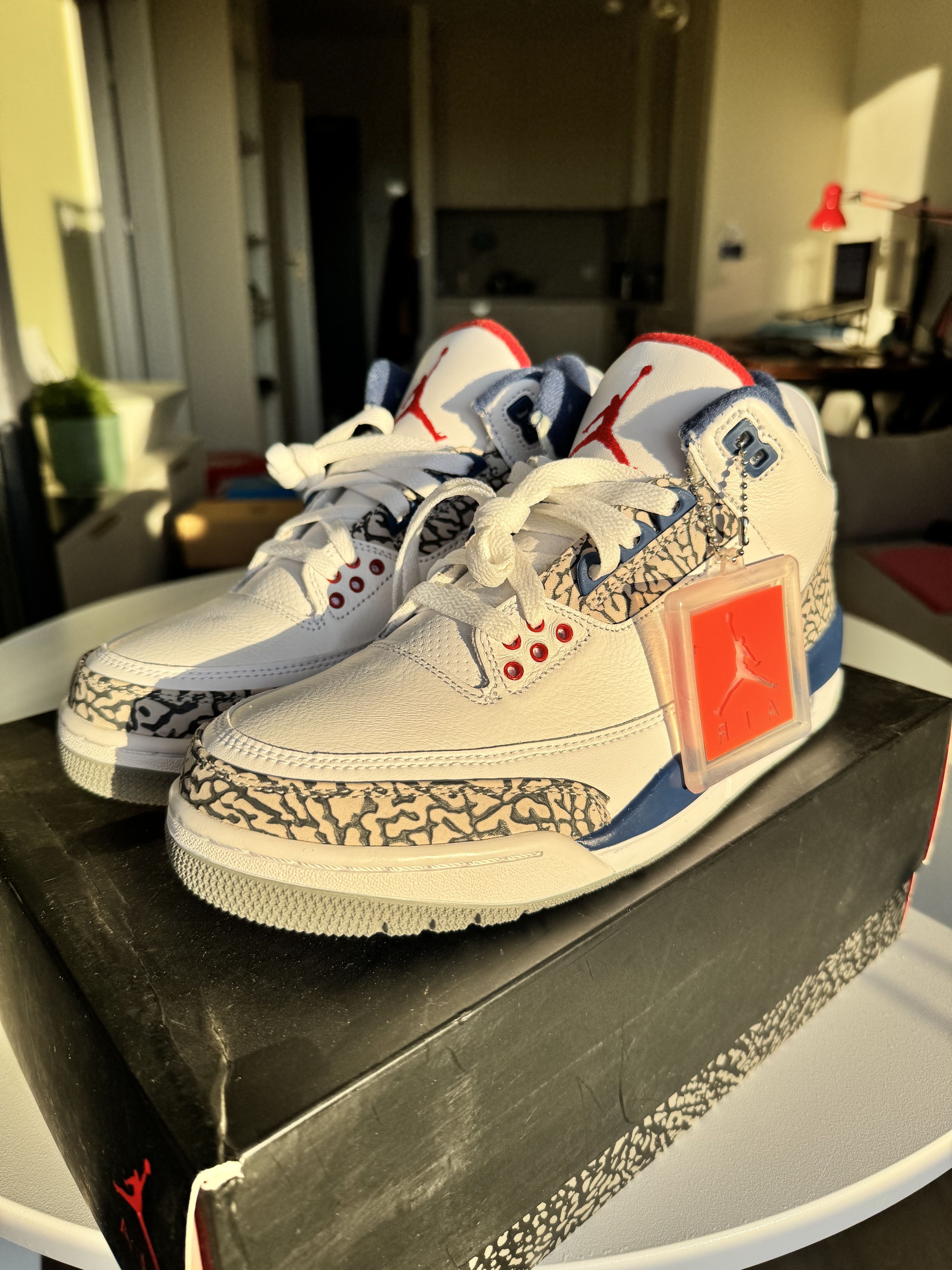 Jordan Brand Air Jordan 3 Retro OG True Blue Size US 7.5 / EU 40-41 - 1 Thumbnail