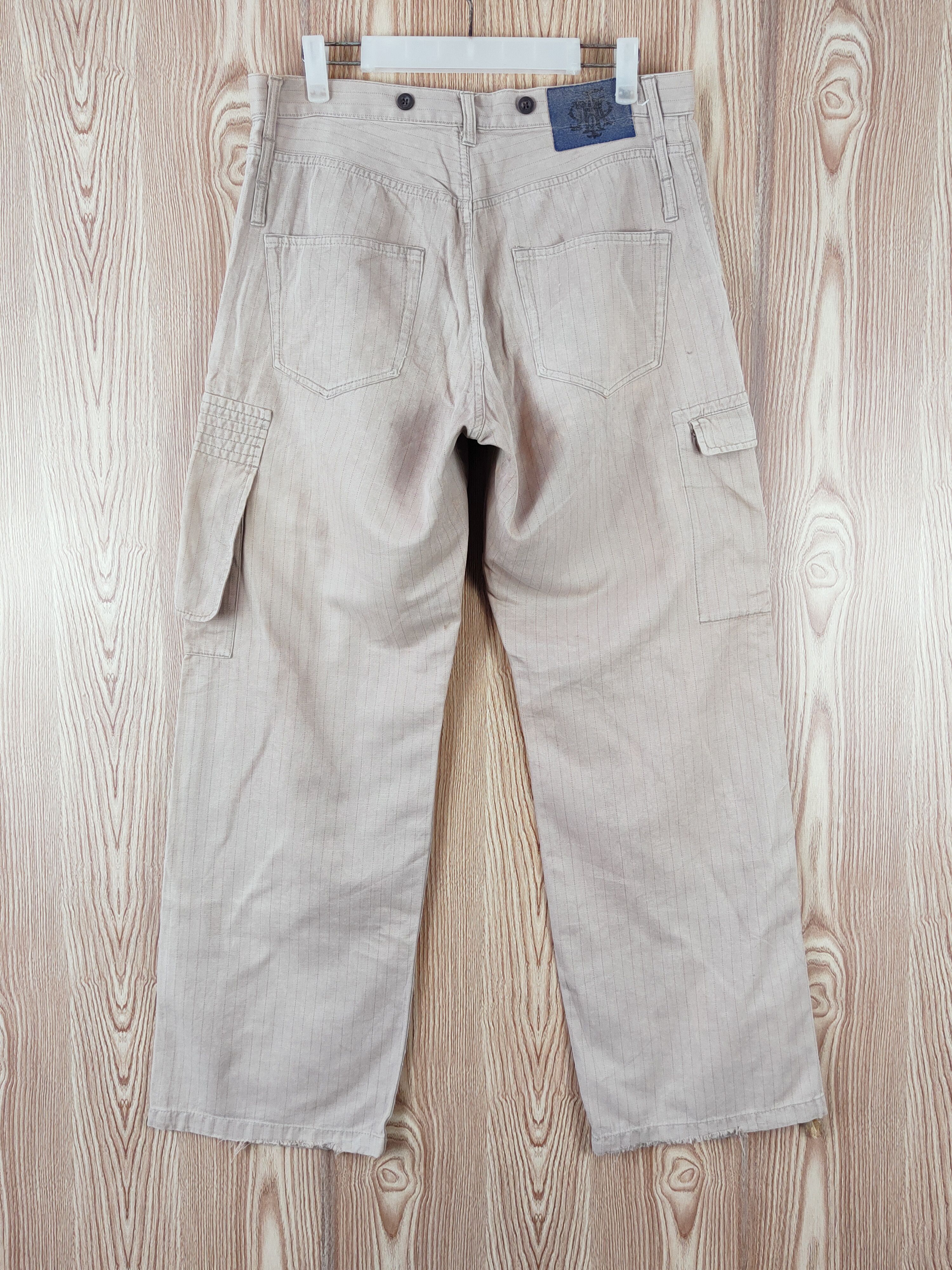 PPFM Beige Multipocket Tactical Cargo Pants #W105