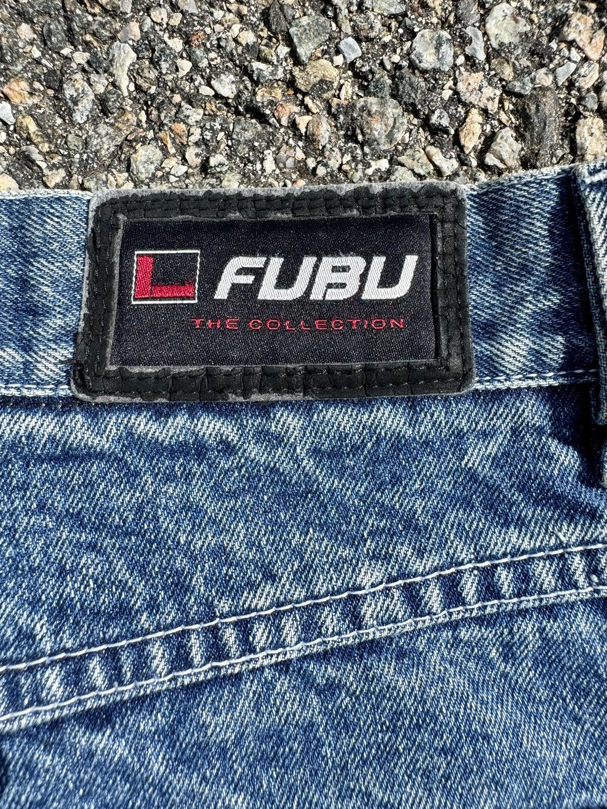 Fubu × Vintage 1990’s Vintage FUBU Baggy Y2K Hip Hop Denim Jeans Size US 34 / EU 50 - 10 Thumbnail
