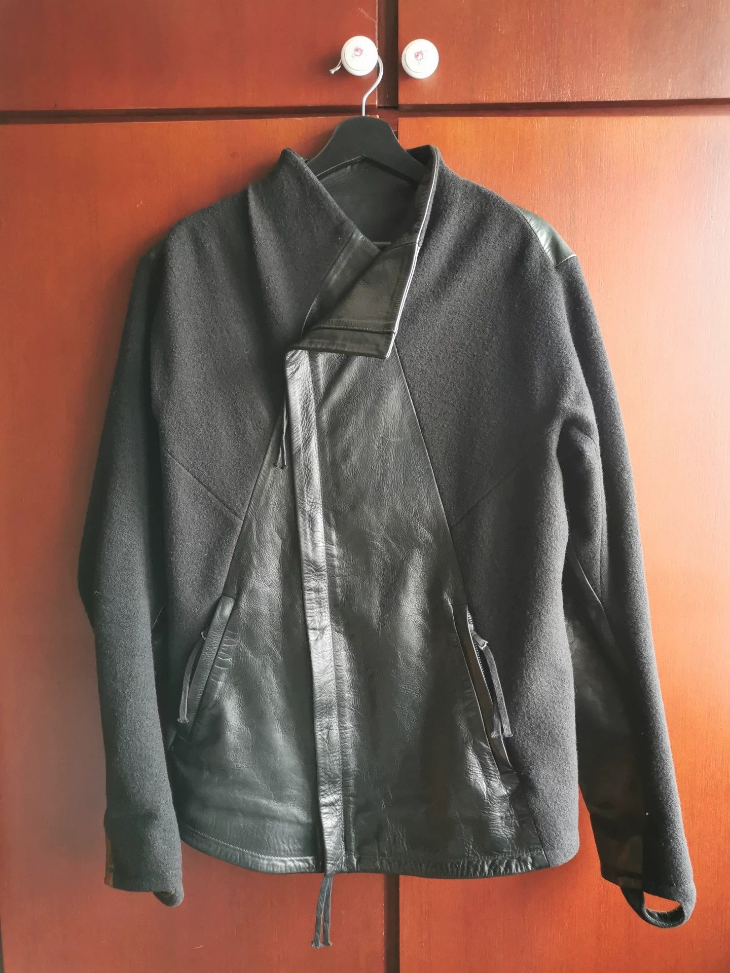 Boris Bidjan Saberi Boris Bidjan Saberi Black Leather Jacket Size US M / EU 48-50 / 2 - 1 Thumbnail