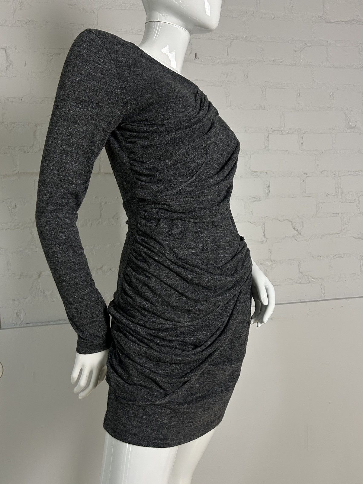 Other Insane draped grey mini dress Size M / US 6-8 / IT 42-44 - 1 Thumbnail