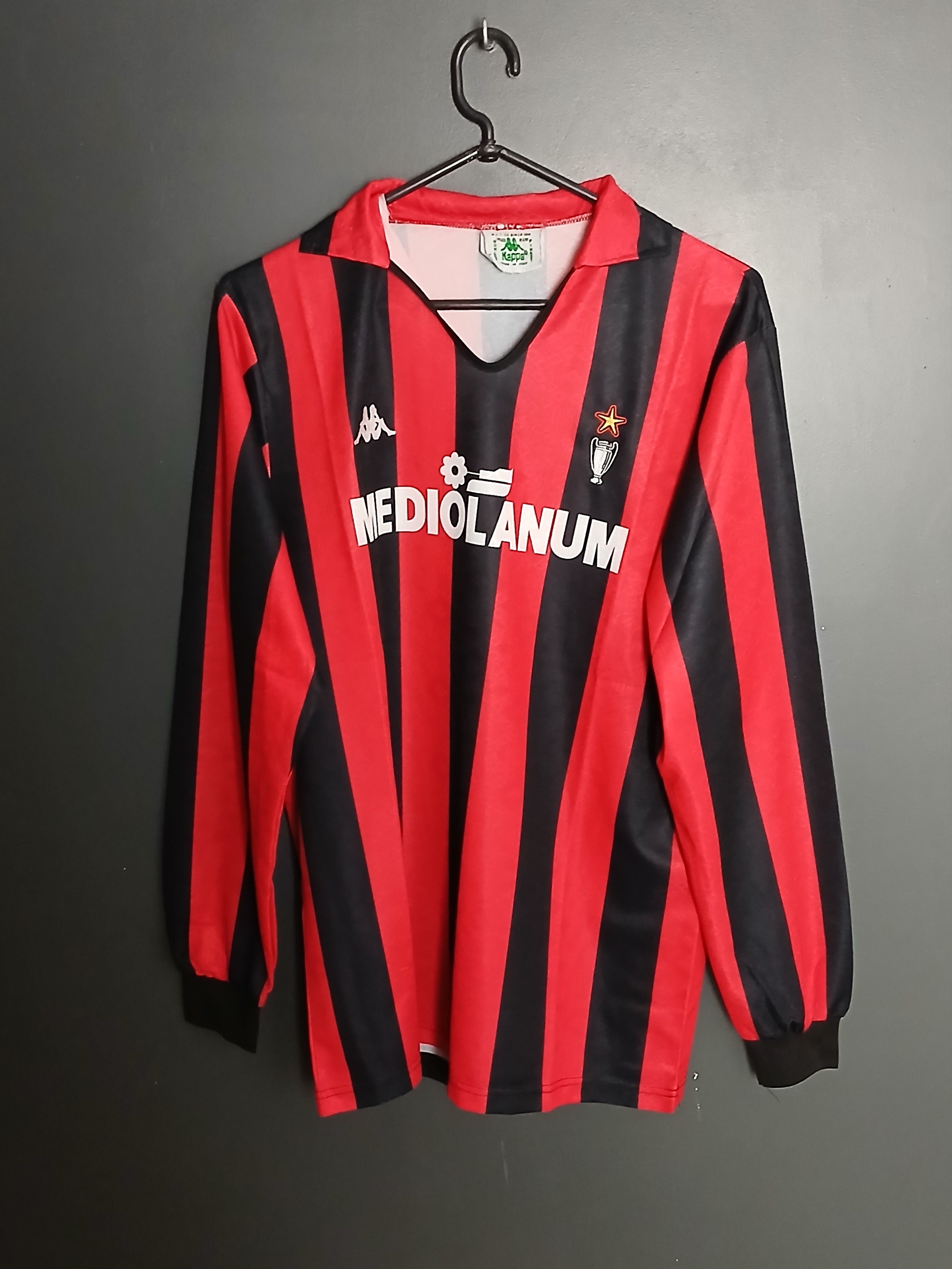 Vintage Vintage AC Milan 1989/1990 Home Football Long Sleeve