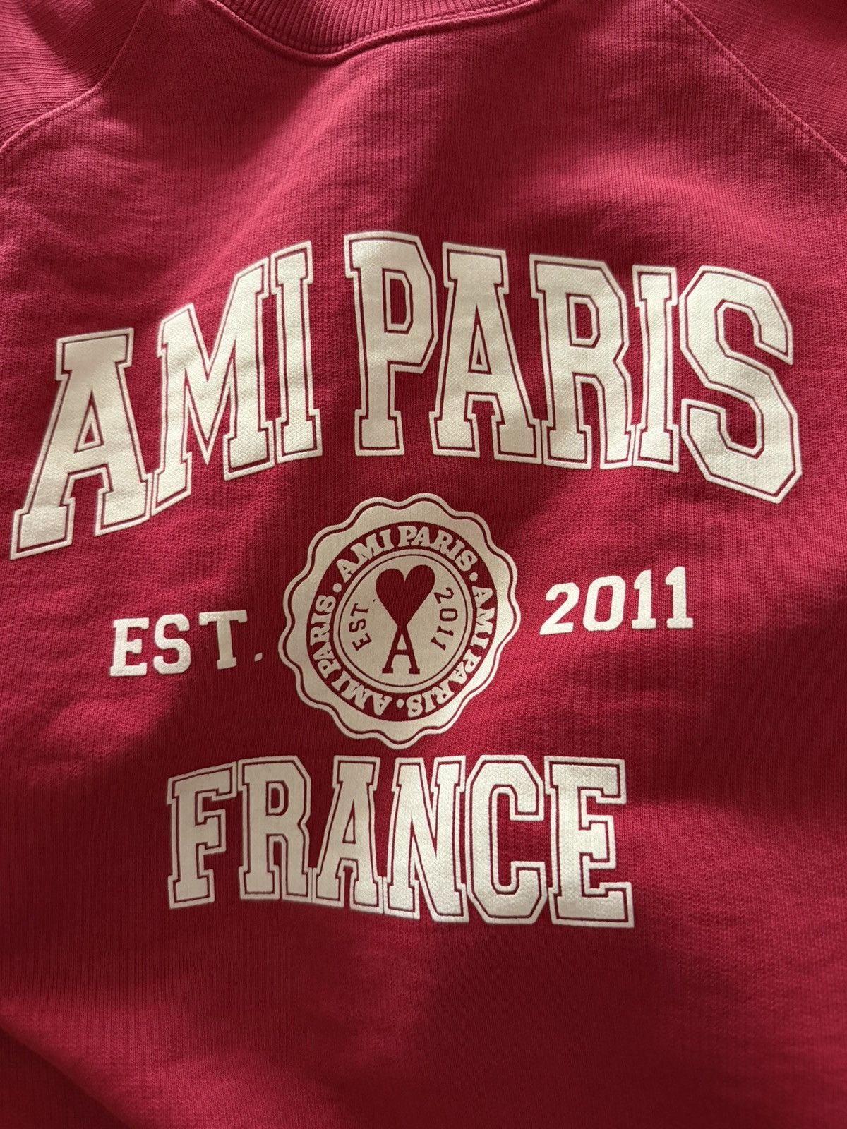 AMI Ami red sweater Size US M / EU 48-50 / 2 - 2 Thumbnail