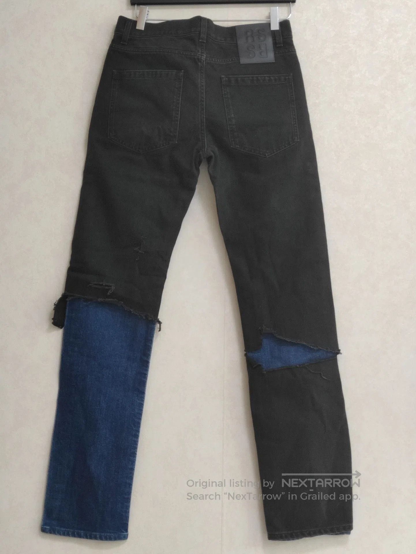Raf Simons Raf Simons Show Distressed Double-Layer Jeans. Size US 29 - 2 Thumbnail